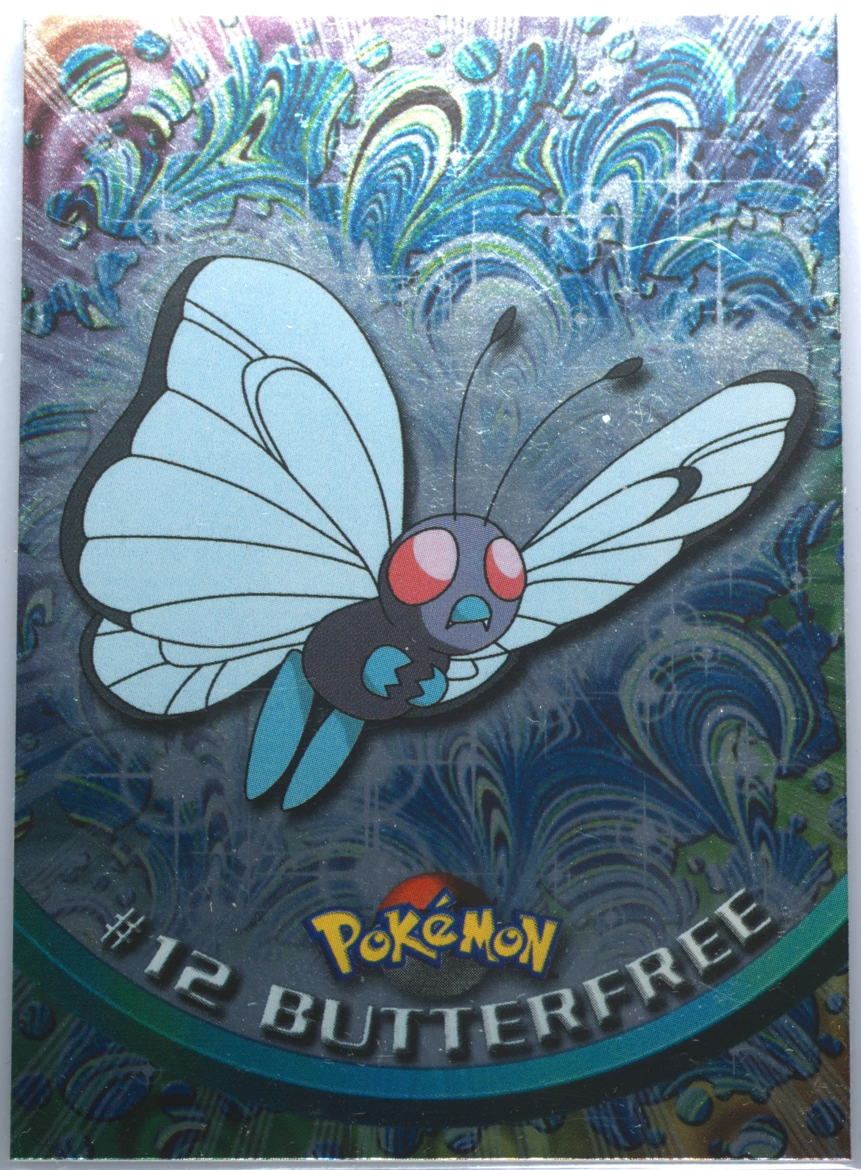 Butterfree Foil-Italian (12) 1999 Topps Pokemon TV