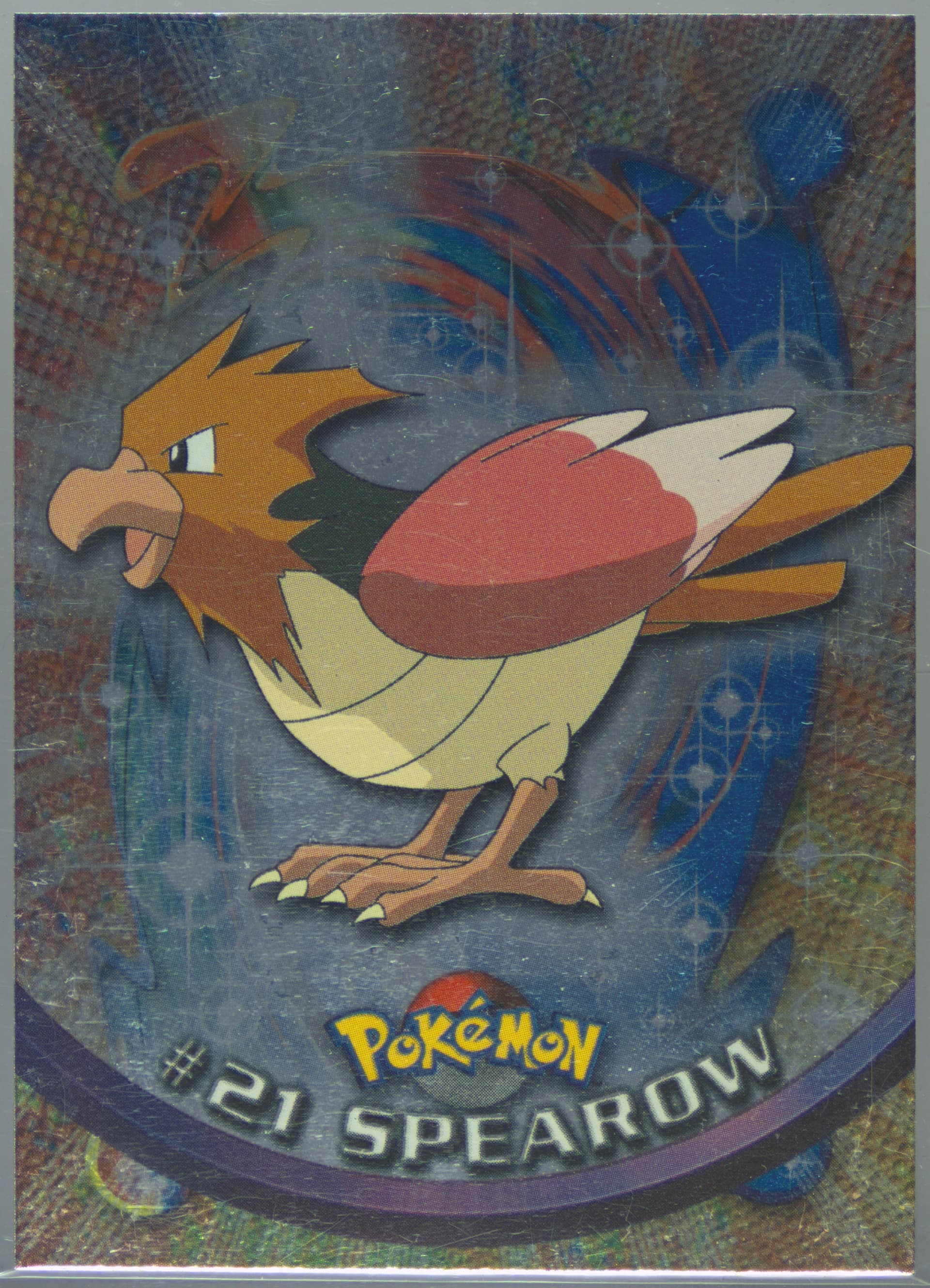 Spearow Foil-United Kingdom (21) 1999 Topps Pokemon TV