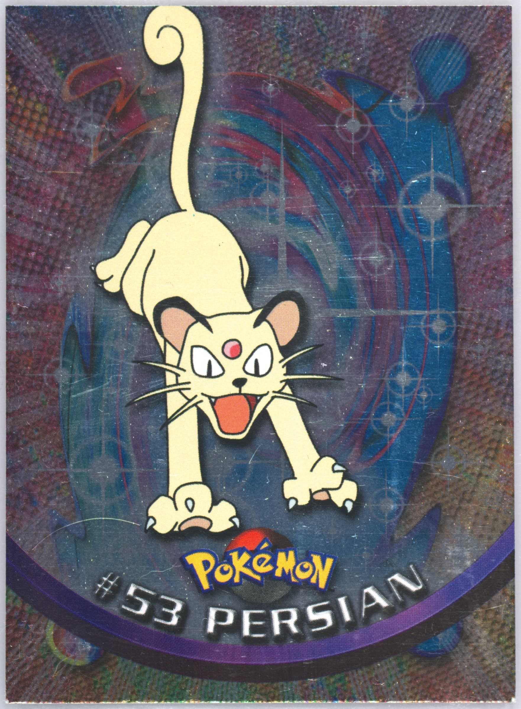 Persian Foil-United Kingdom (53) 1999 Topps Pokemon TV