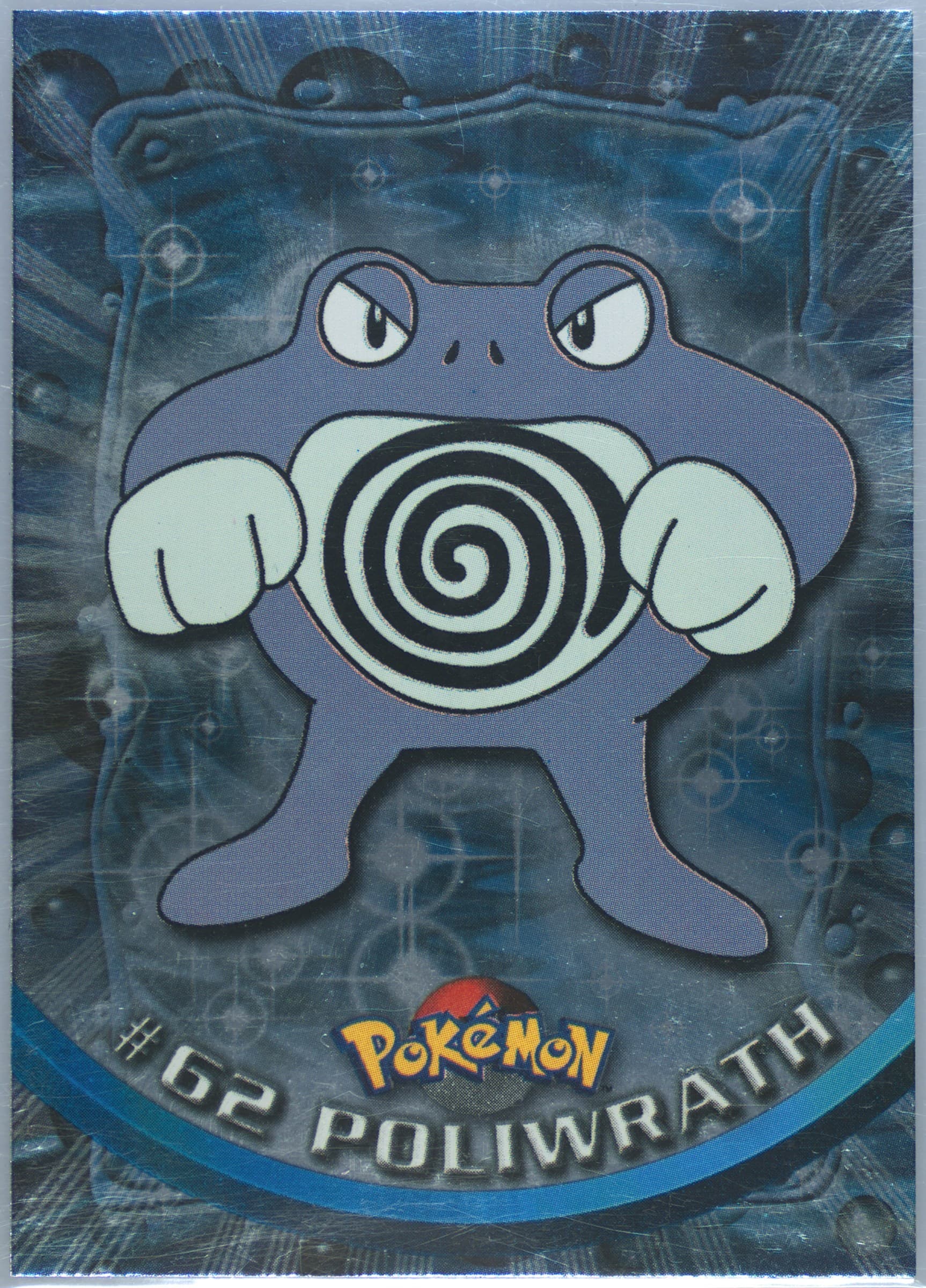 Poliwrath Foil-United Kingdom (62) 1999 Topps Pokemon TV