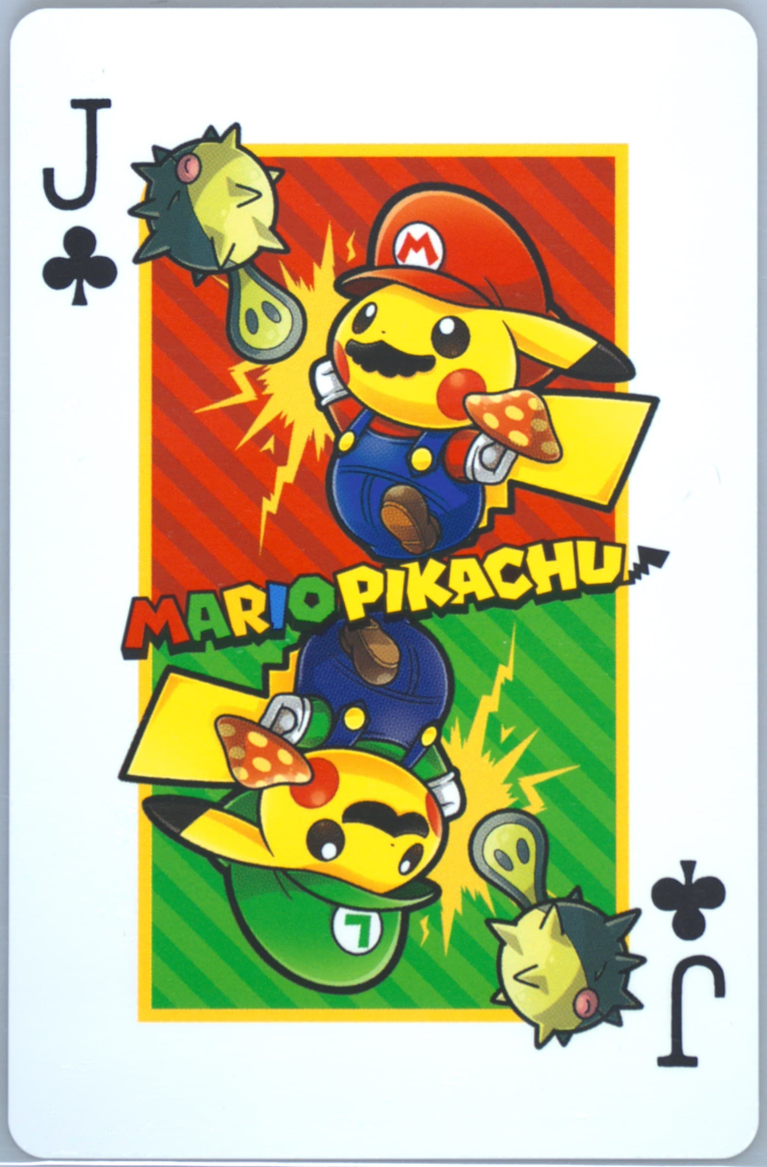 Jack of Clubs 2016 Pokemon Playing Cards Mario Pikachu