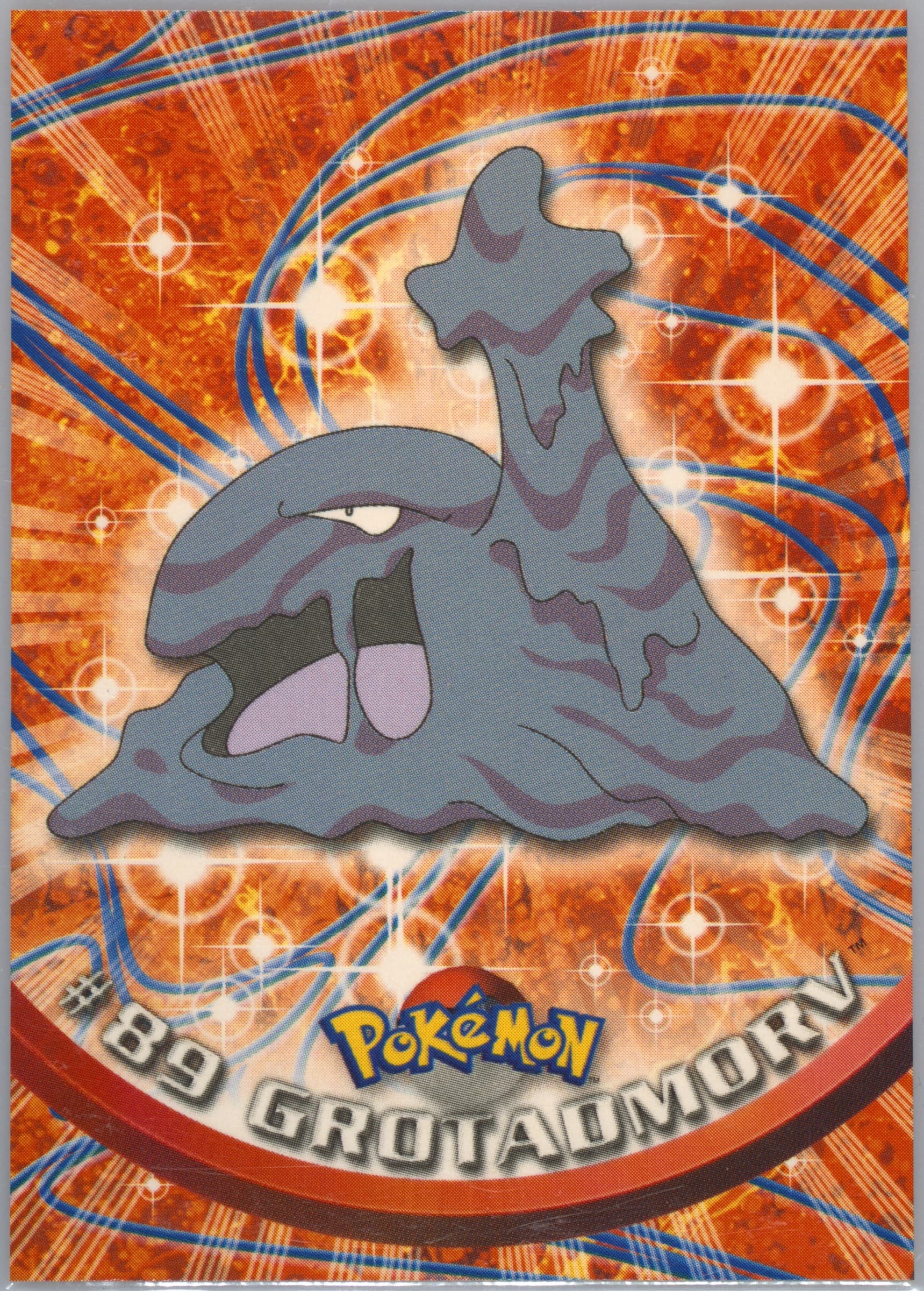 Grotadmorv French (89) 2000 Topps Pokemon TV Animation Series 2