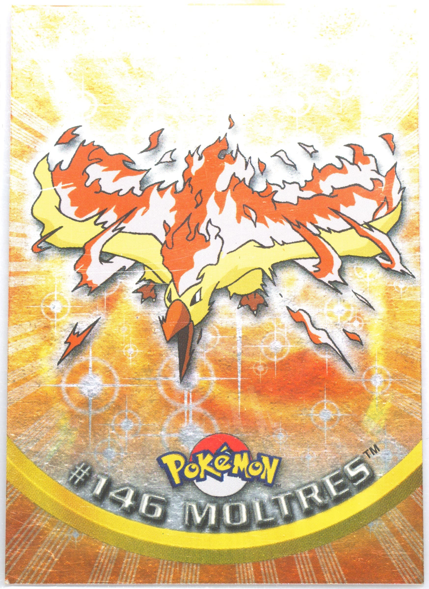 Moltres Foil-Italian (146) 2000 Topps Pokemon TV Animation Series 3