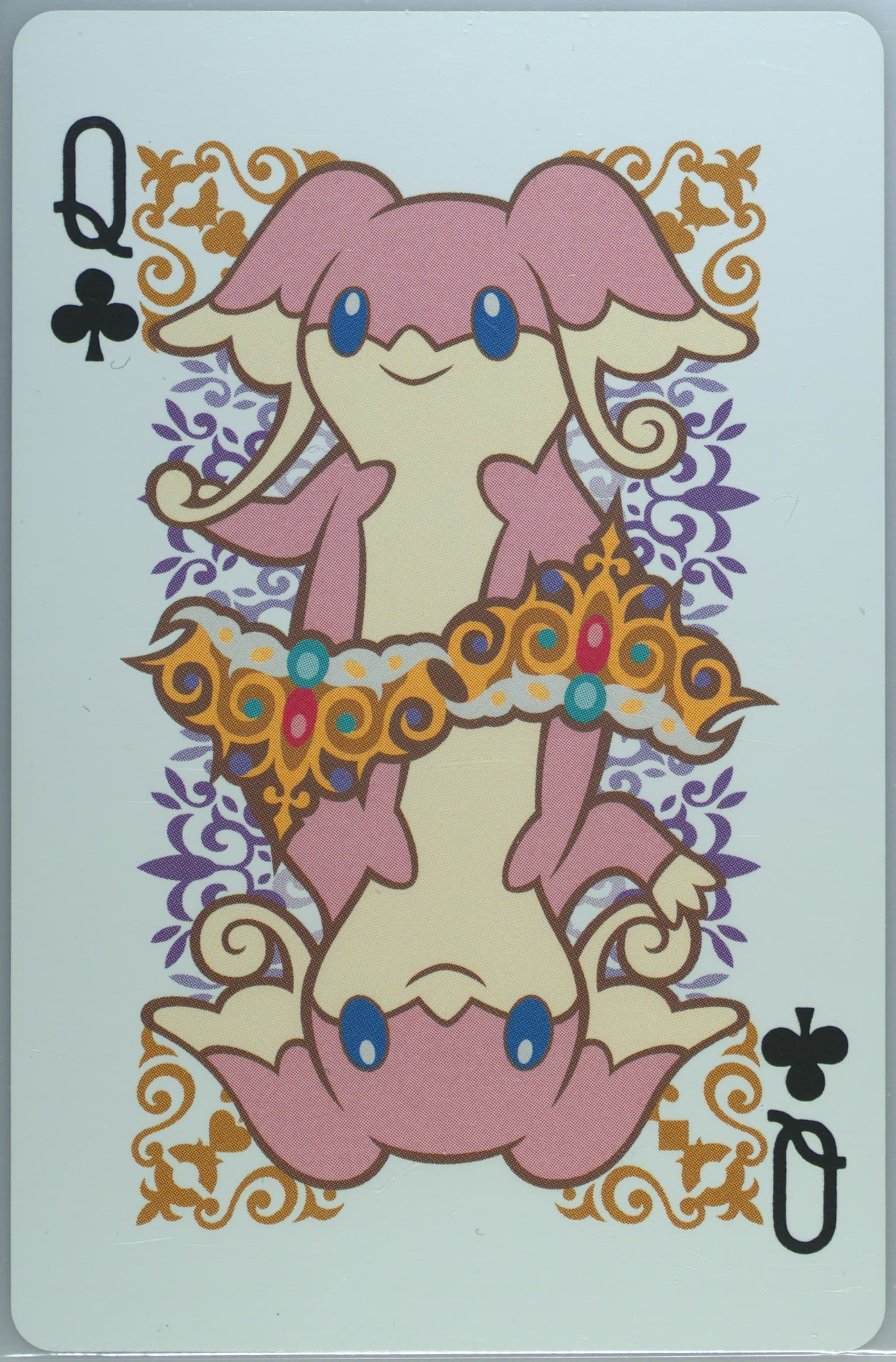 Queen of Clubs Audino 2011 Pokemon Center Osaka Reopening Playing Cards