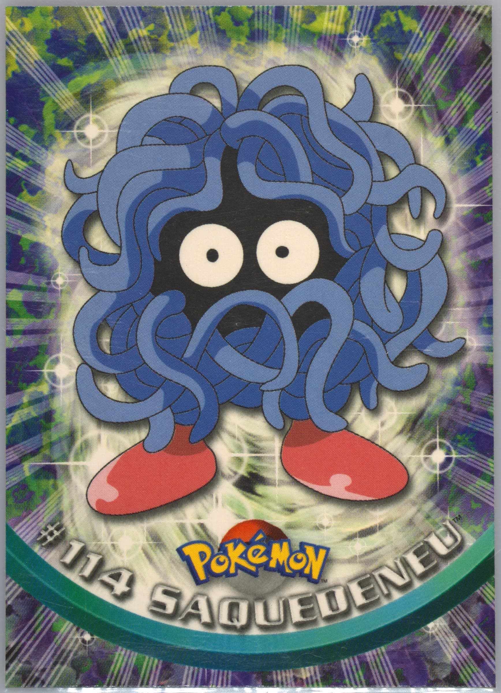 Saquedeneu French (114) 2000 Topps Pokemon TV Animation Series 2