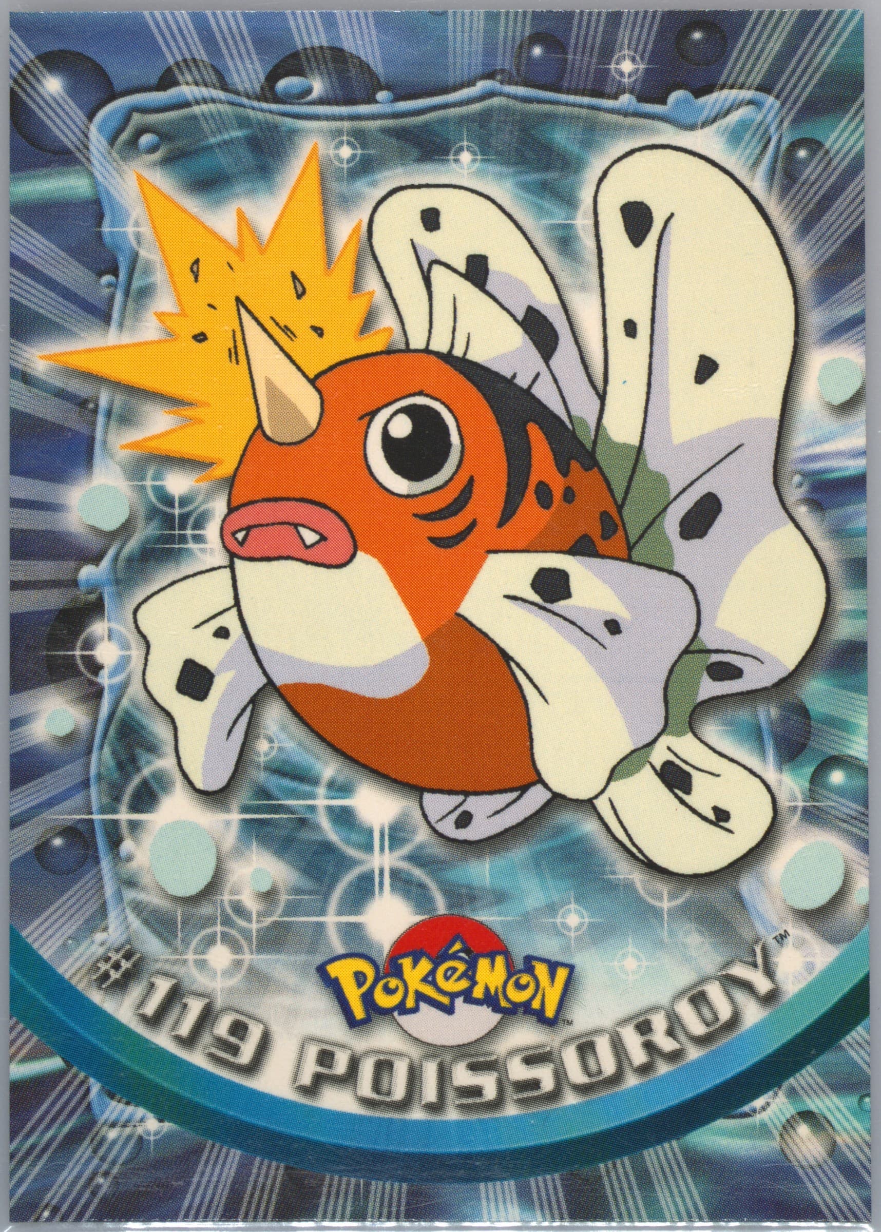 Poissoroy French (119) 2000 Topps Pokemon TV Animation Series 3