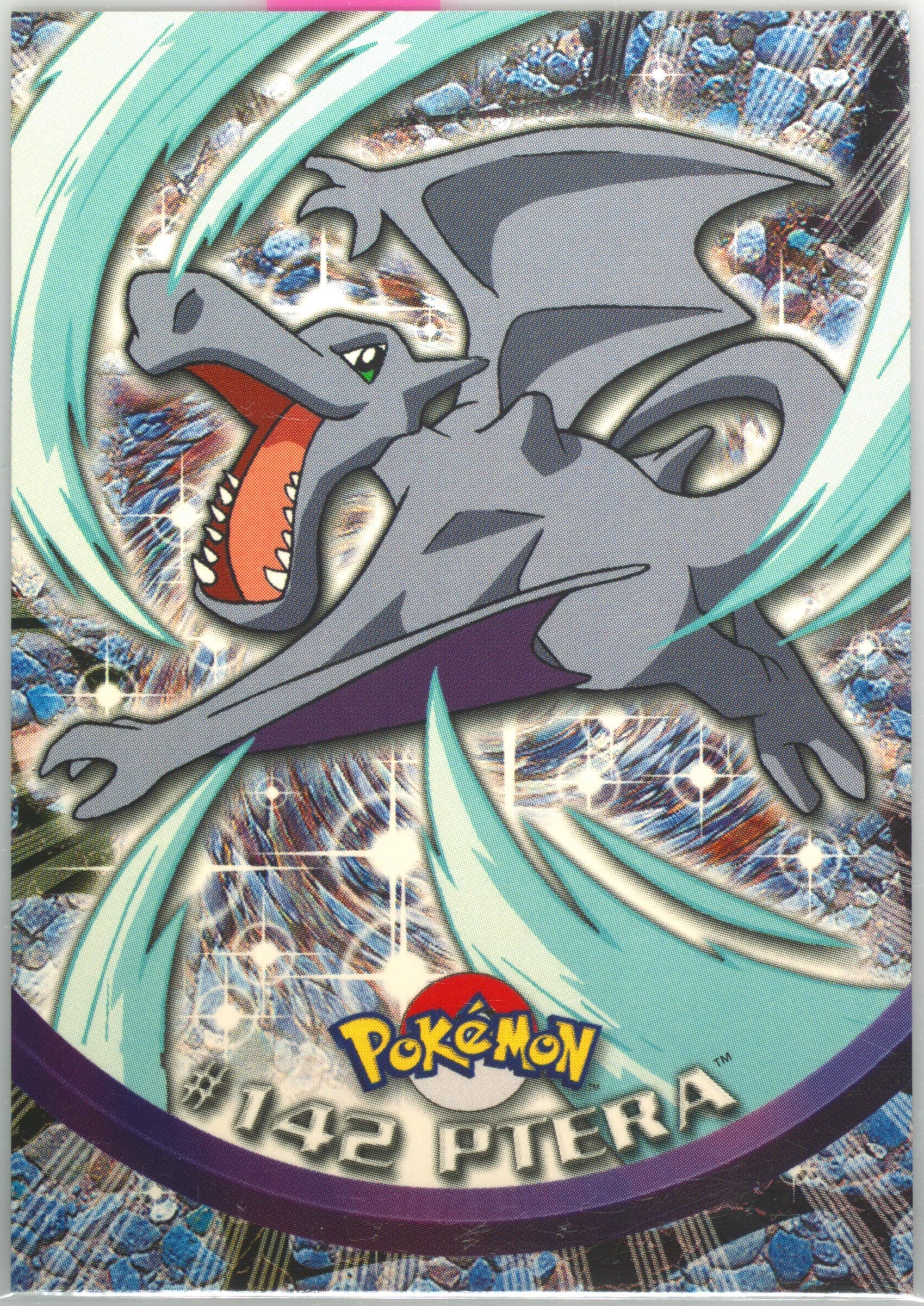 Ptera French (142) 2000 Topps Pokemon TV Animation Series 3