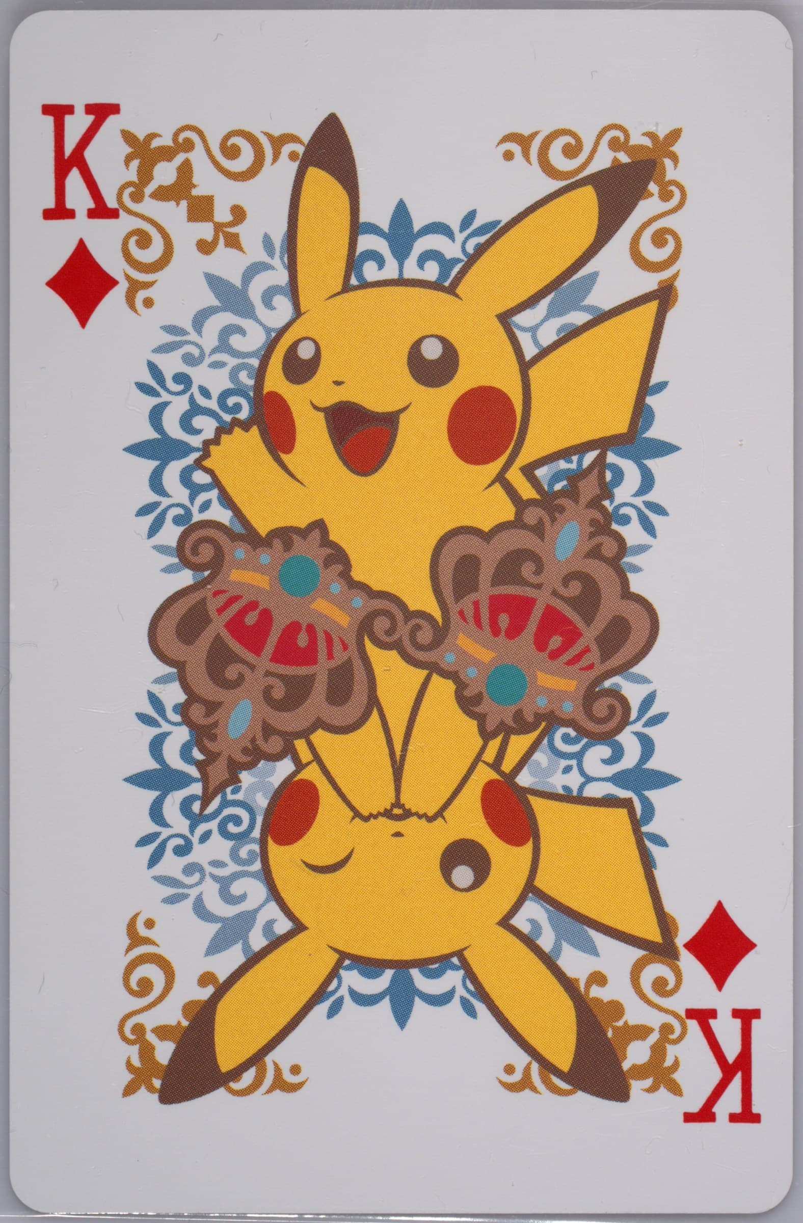 King of Diamonds Pikachu 2011 Pokemon Center Osaka Reopening Playing Cards