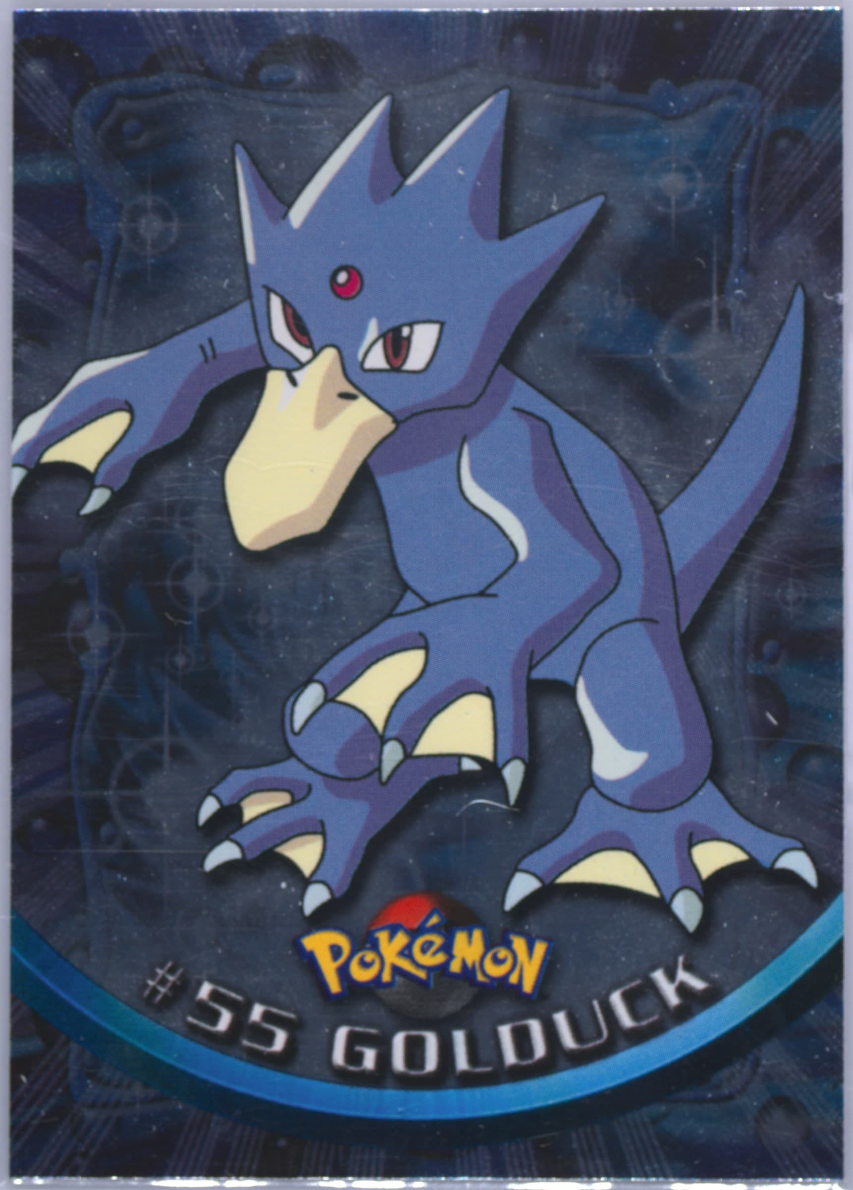 Golduck Foil-Italian (55) 1999 Topps Pokemon TV