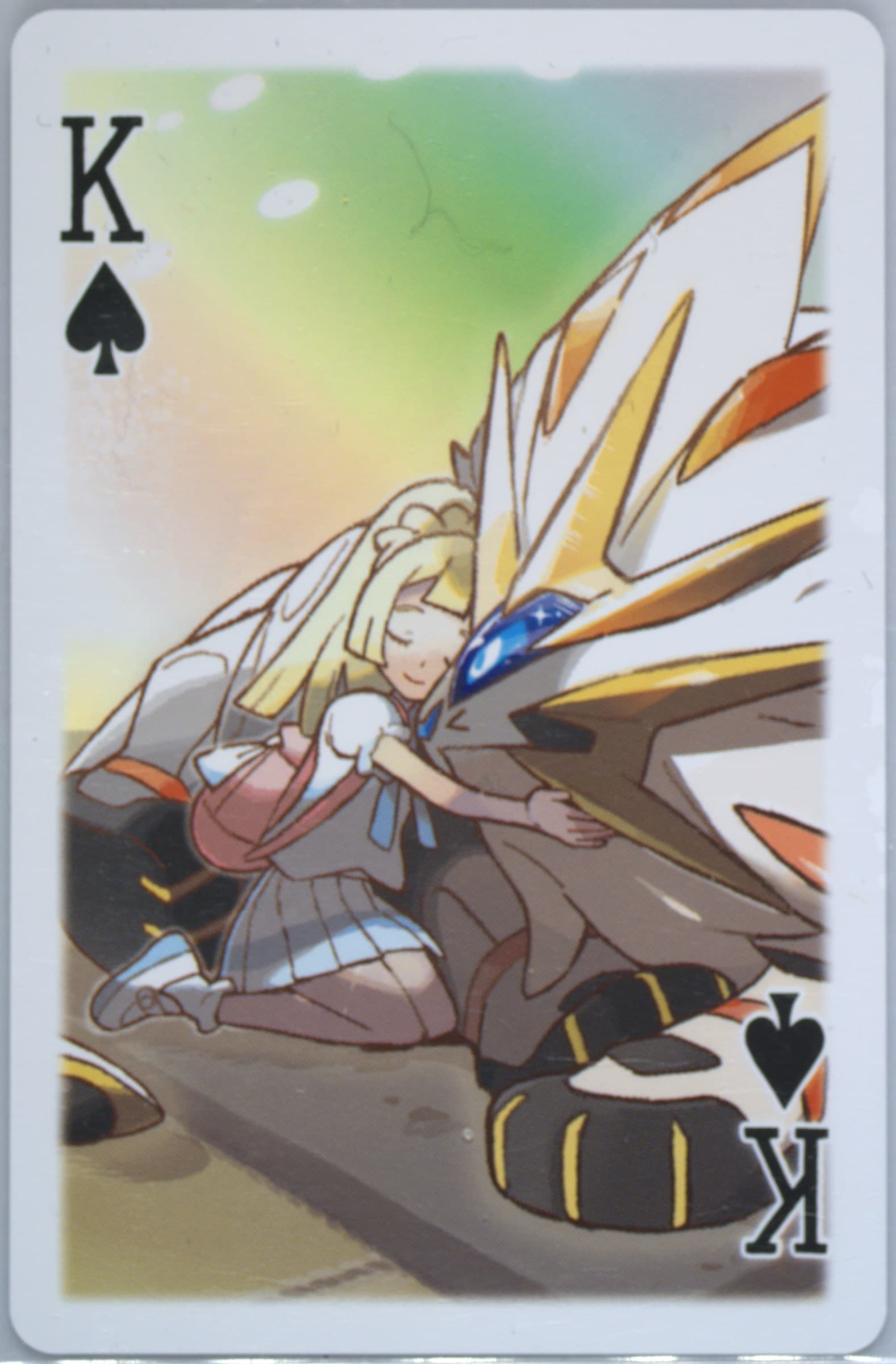 King of Spades Lillie & Solgaleo 2017 Pokemon Playing Cards Lillie, Gladion & Lusamine