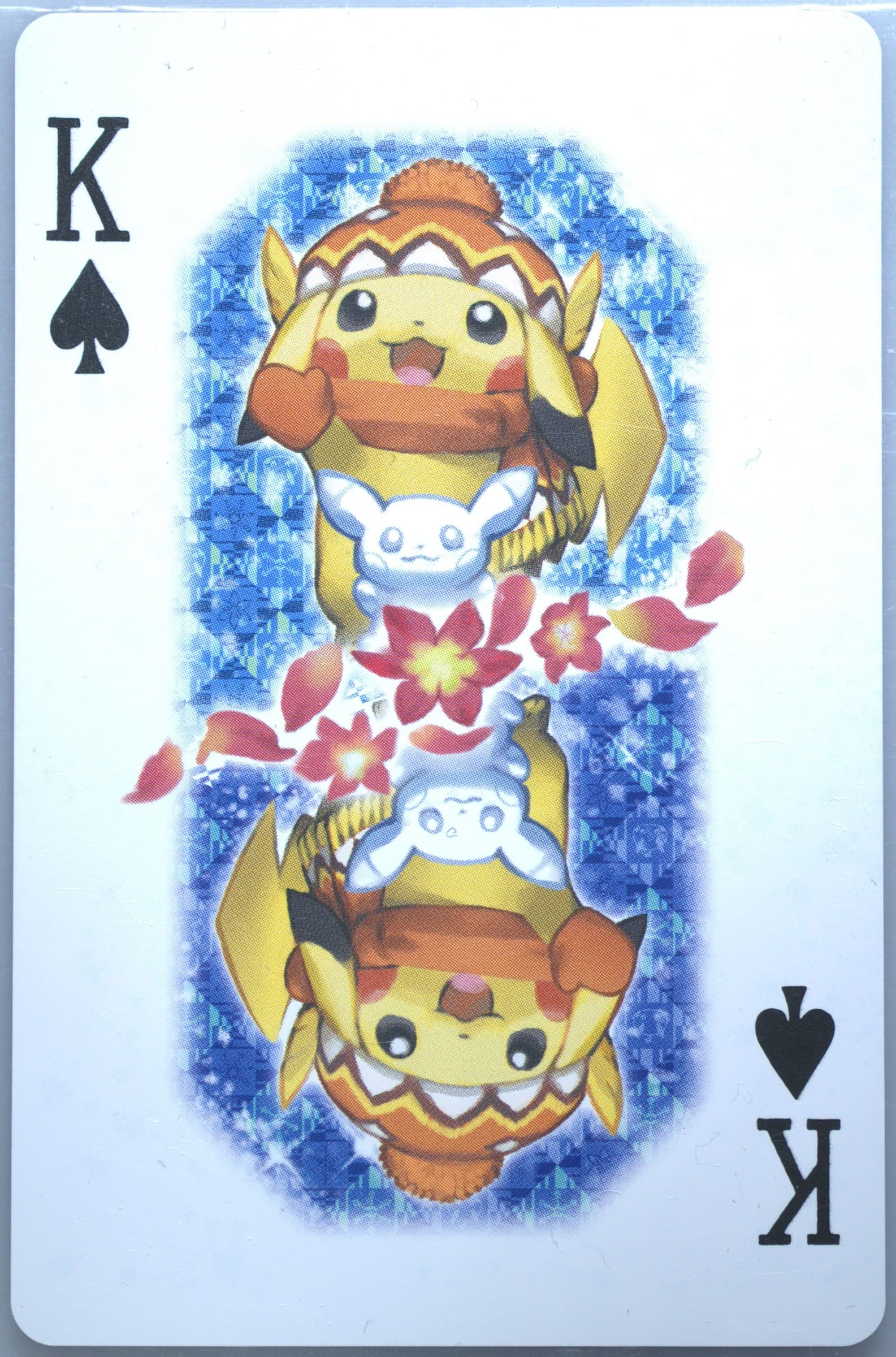 King of Hearts Pikachu 2016 Pokemon Center Sapporo Playing Cards