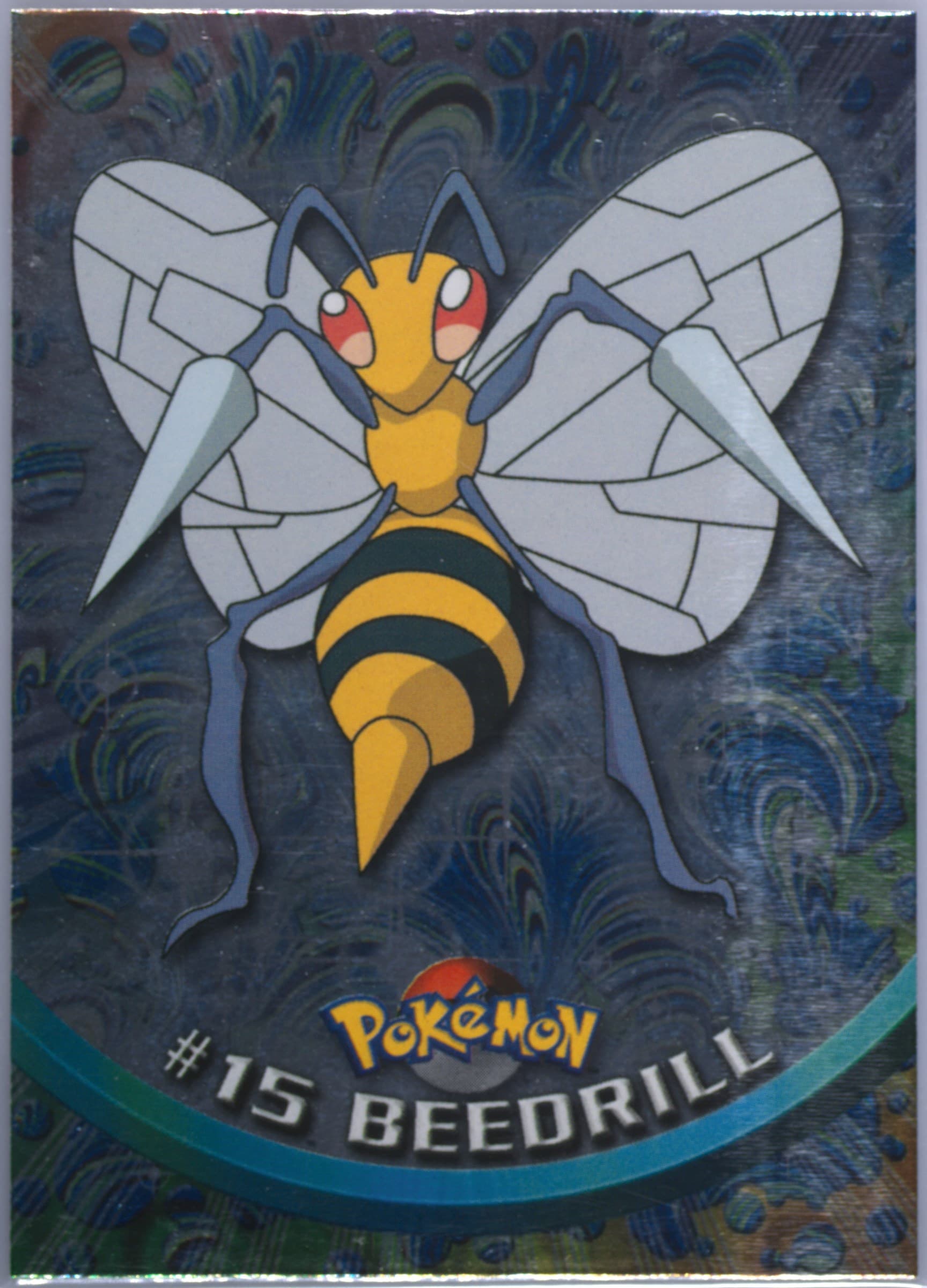 Beedrill Foil-United Kingdom (15) 1999 Topps Pokemon TV