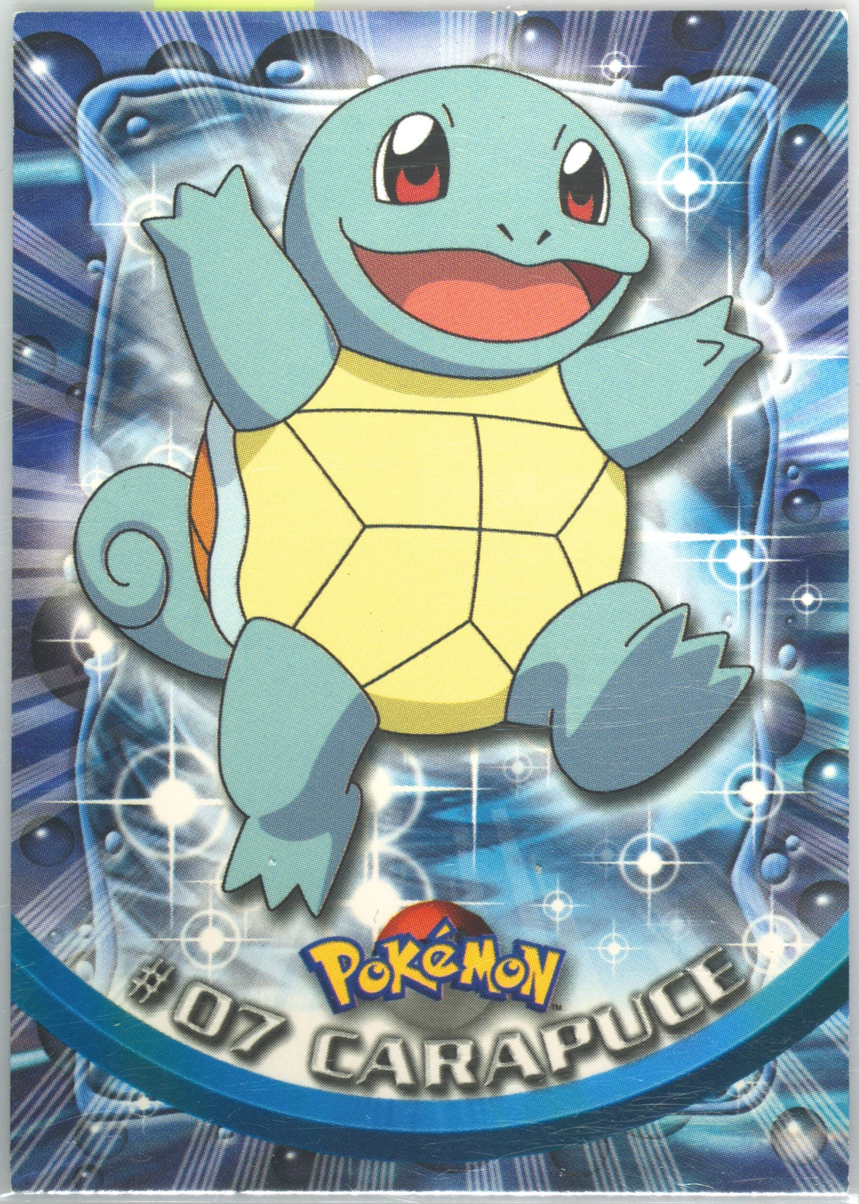 Carapuce French (7) 1999 Topps Pokemon TV