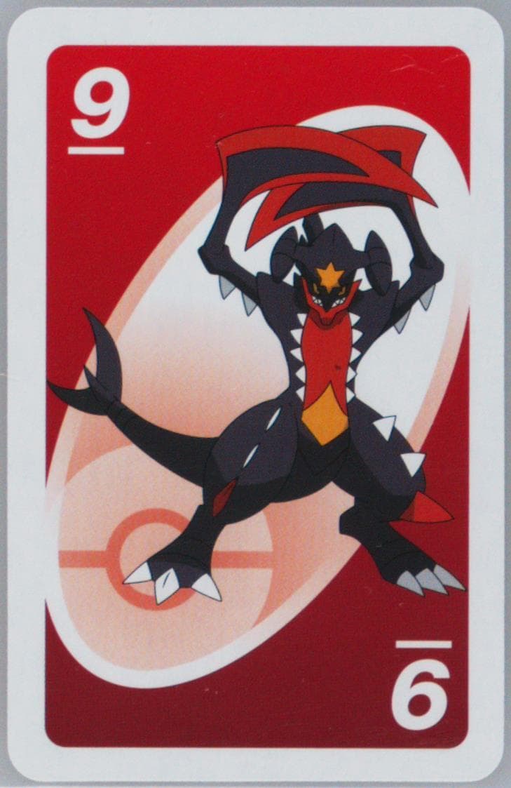 Mega Garchomp Red-9 2014 Uno Pokemon XY