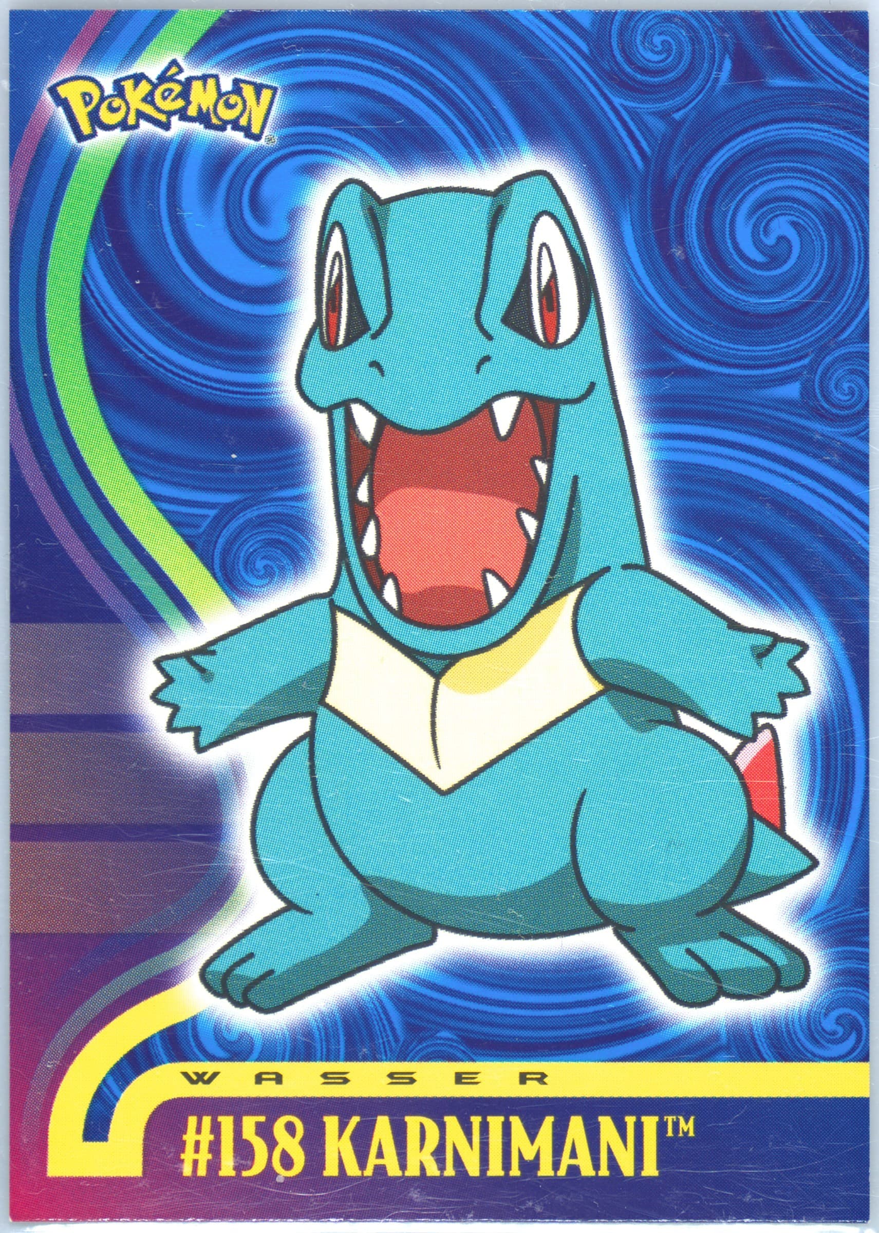 Karnimani German (158) 2001 Topps Pokemon Johto Series 3