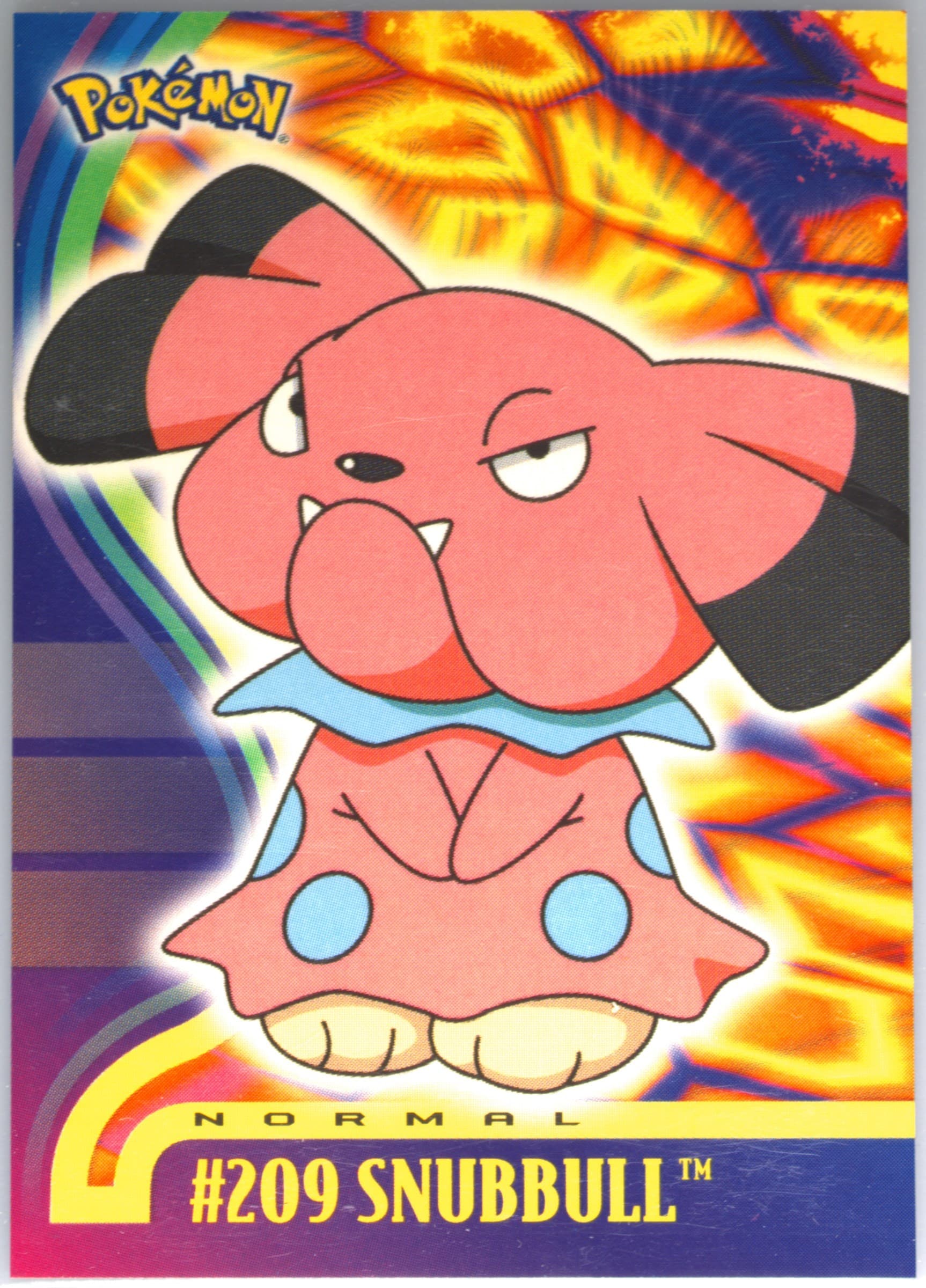 Snubbull German (209) 2001 Topps Pokemon Johto Series 3