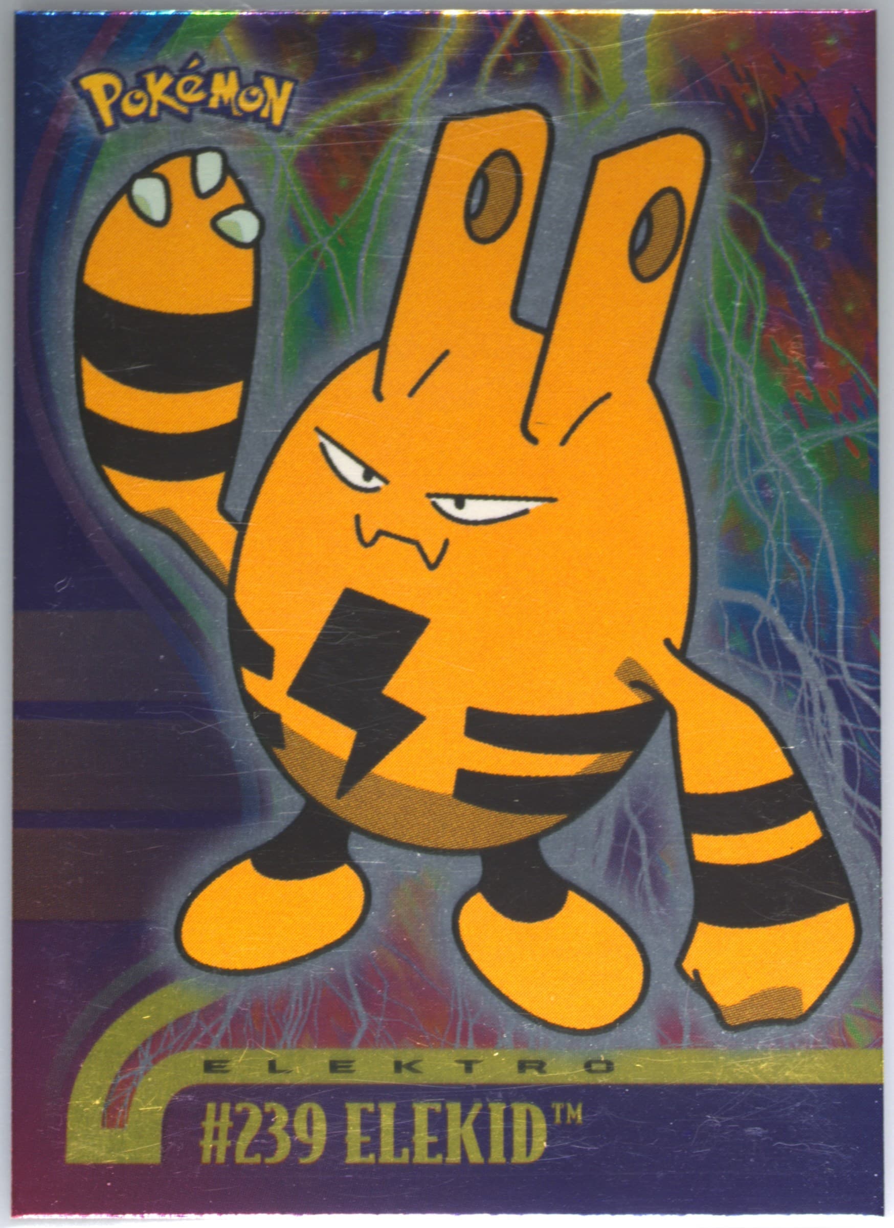 Elekid Foil-German (239) 2001 Topps Pokemon Johto Series 3