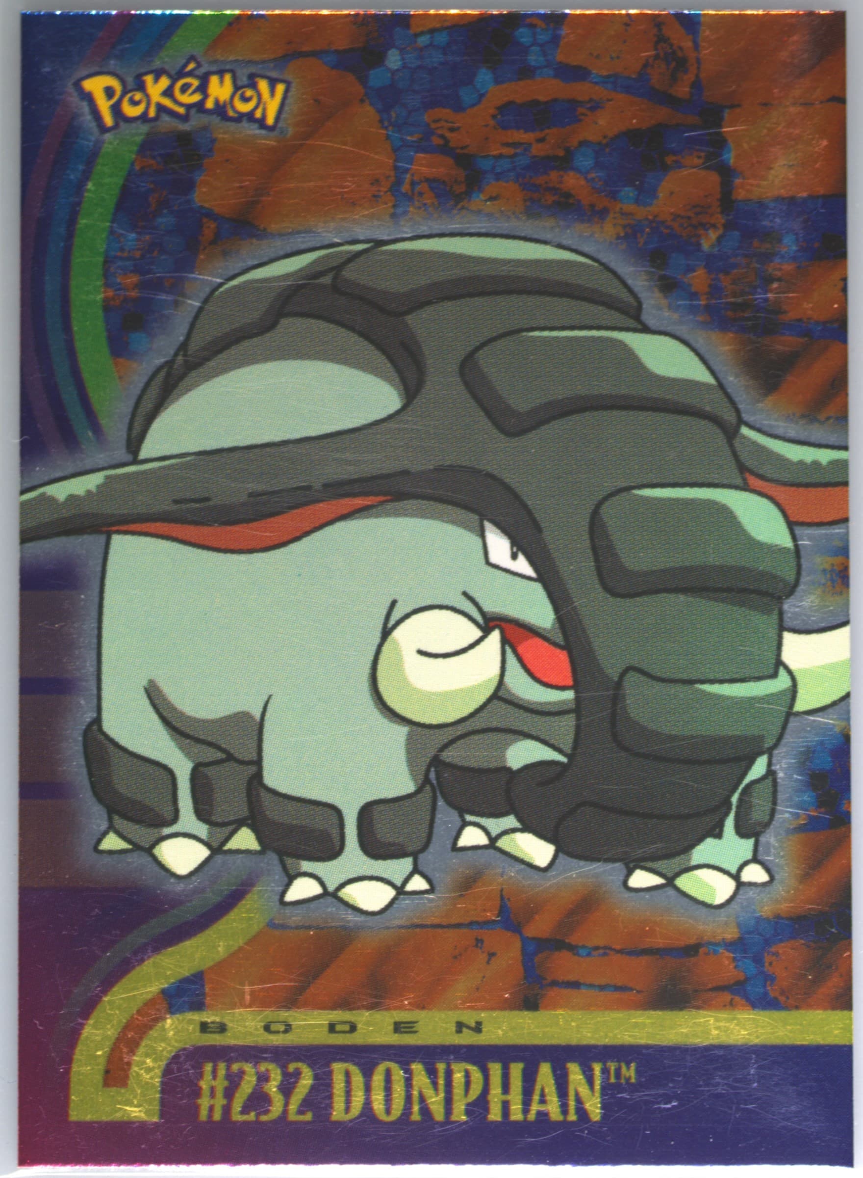 Donphan Foil-German (232) 2001 Topps Pokemon Johto Series 3