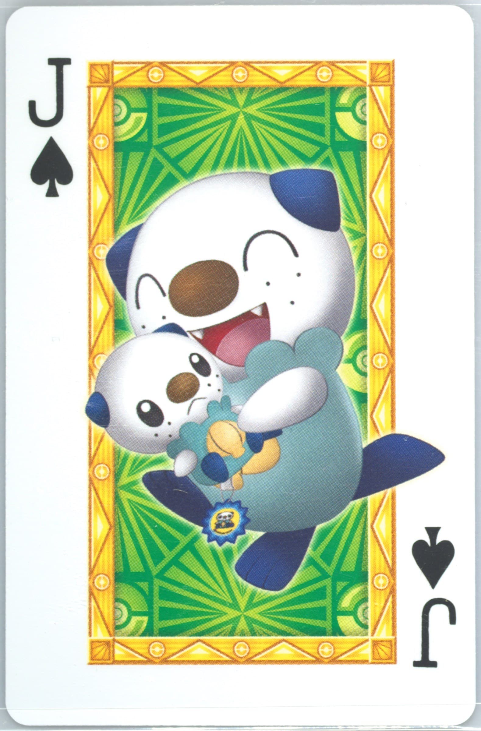 Jack of Spades Oshawott 2013 Pokemon Center Nagoya Playing Cards