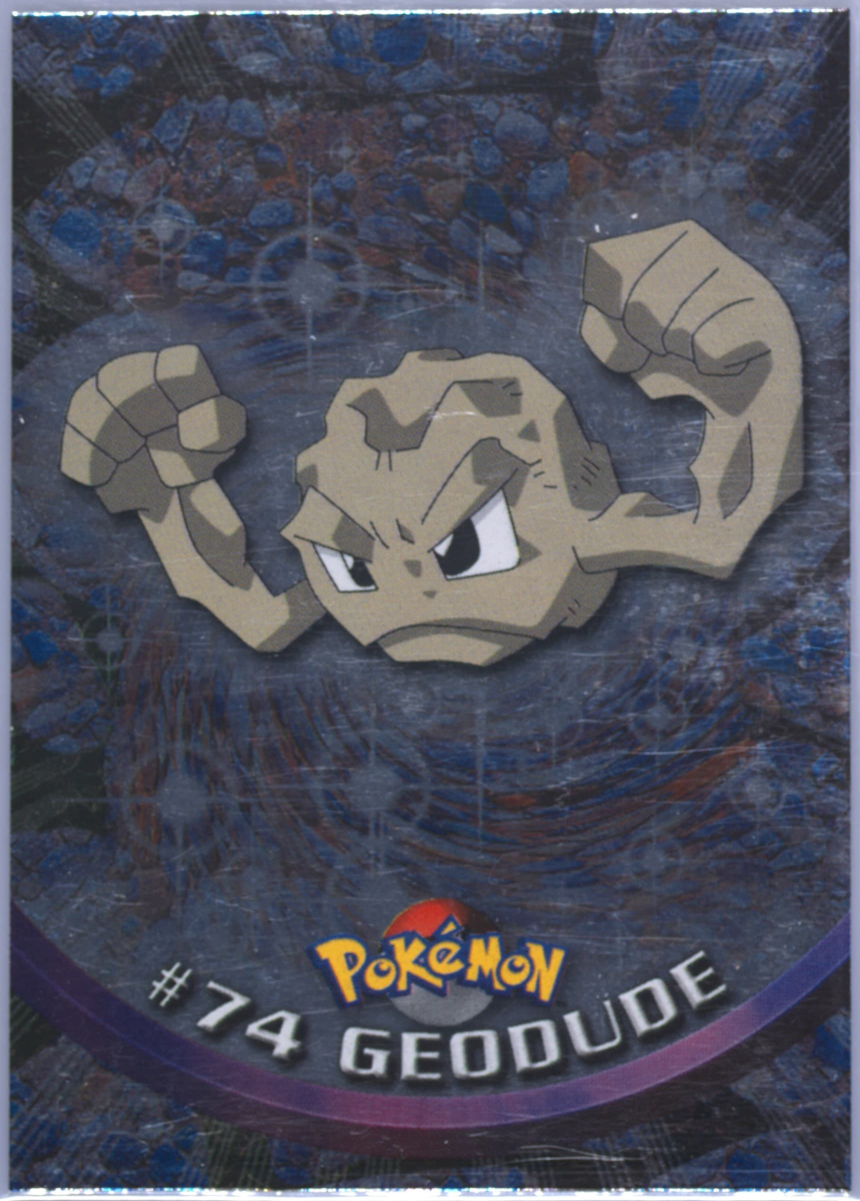 Geodude Foil-United Kingdom (74) 1999 Topps Pokemon TV