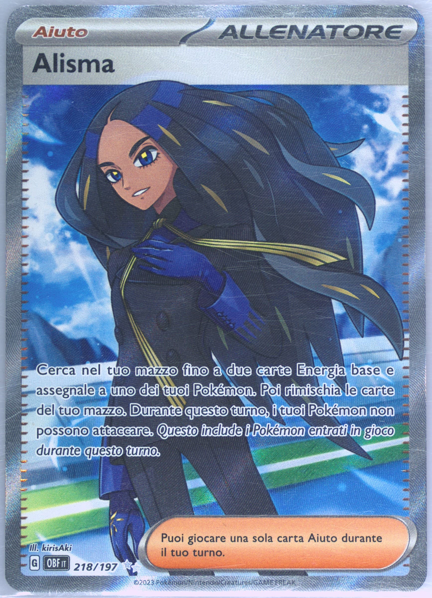 Geeta Ultra Rare (218) 2023 Pokemon Italian Obf It-Obsidian Flames