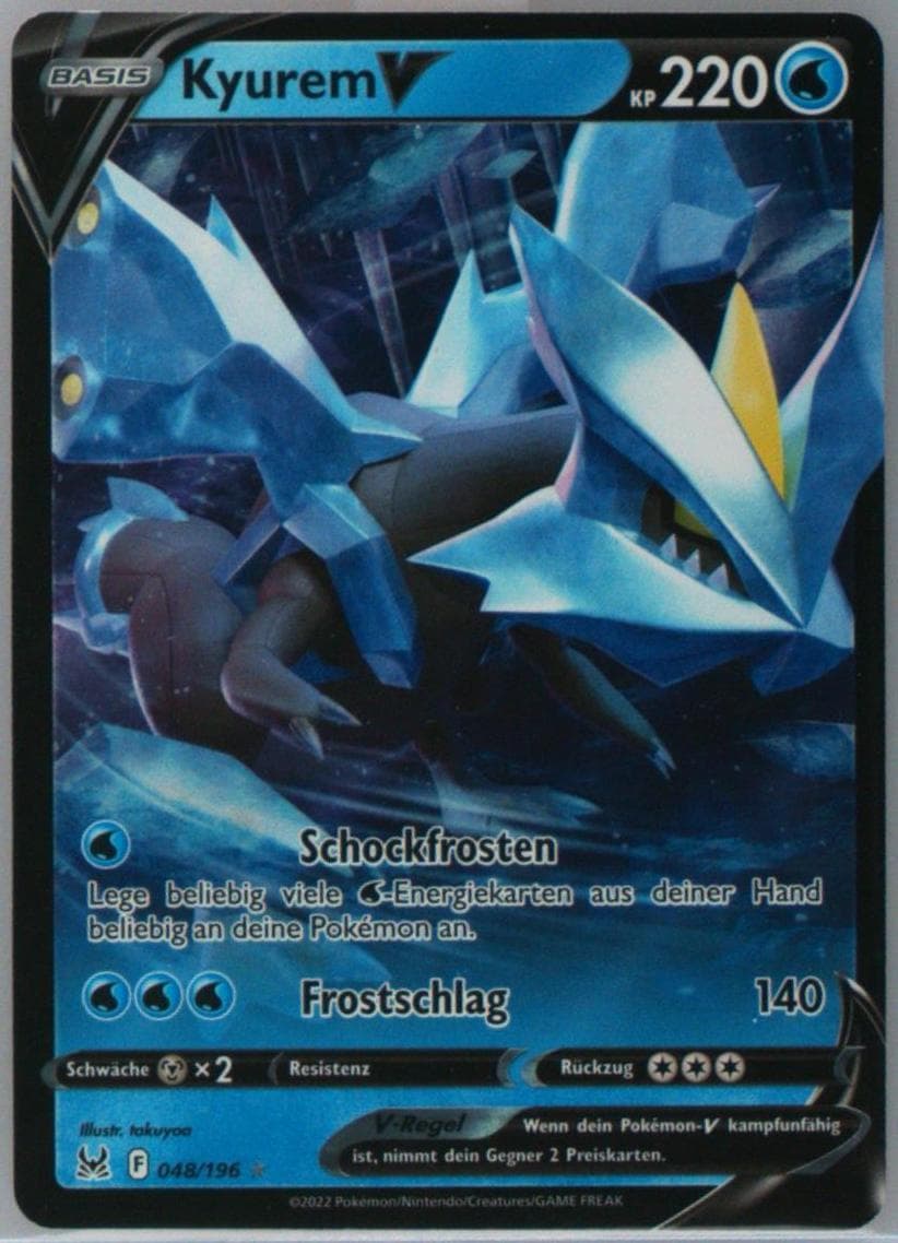 Kyurem V German (048) 2022 Pokemon Sword & Shield Lost Origin