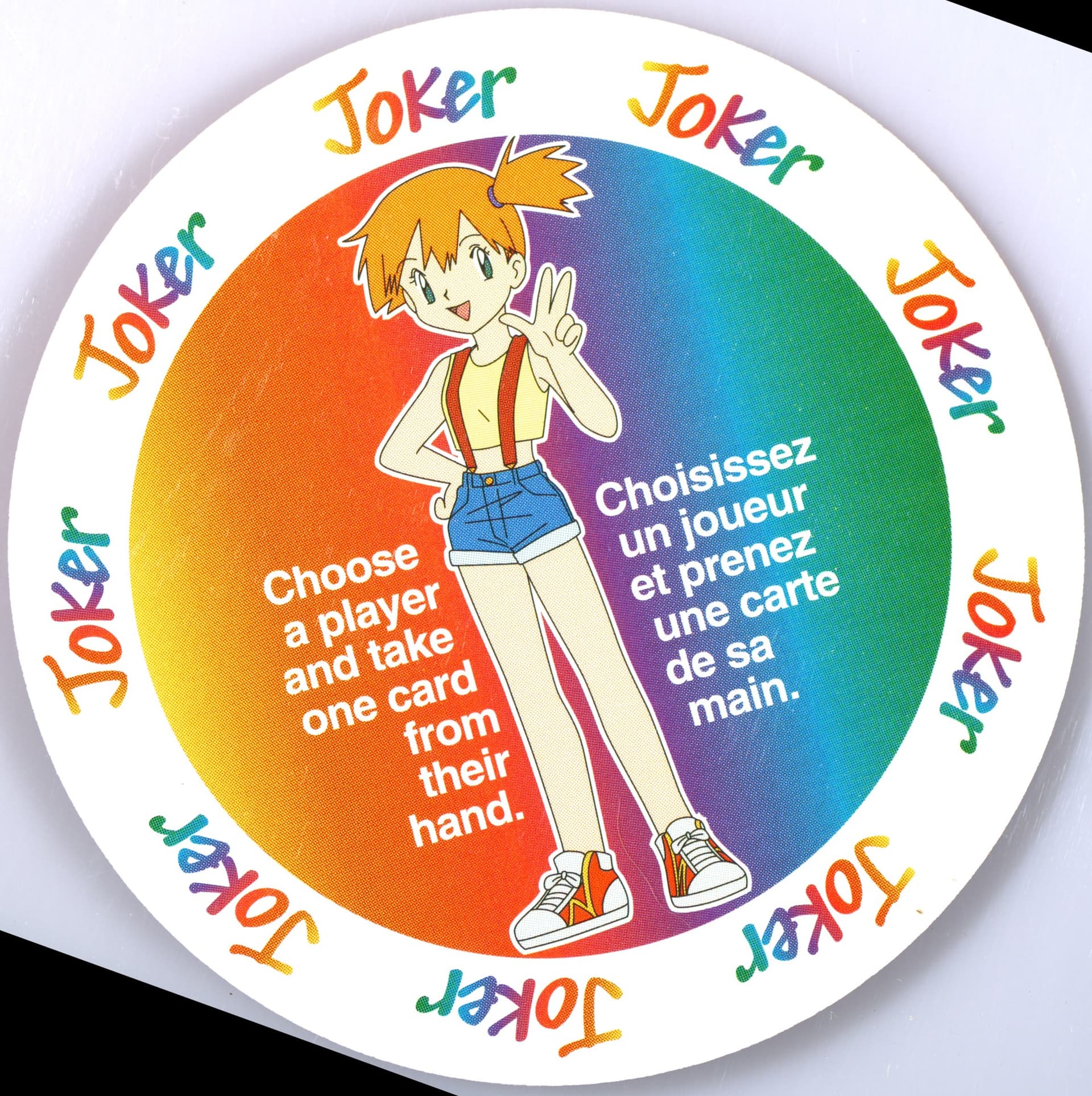 Misty Joker-French 1999 Pokemon Rummy