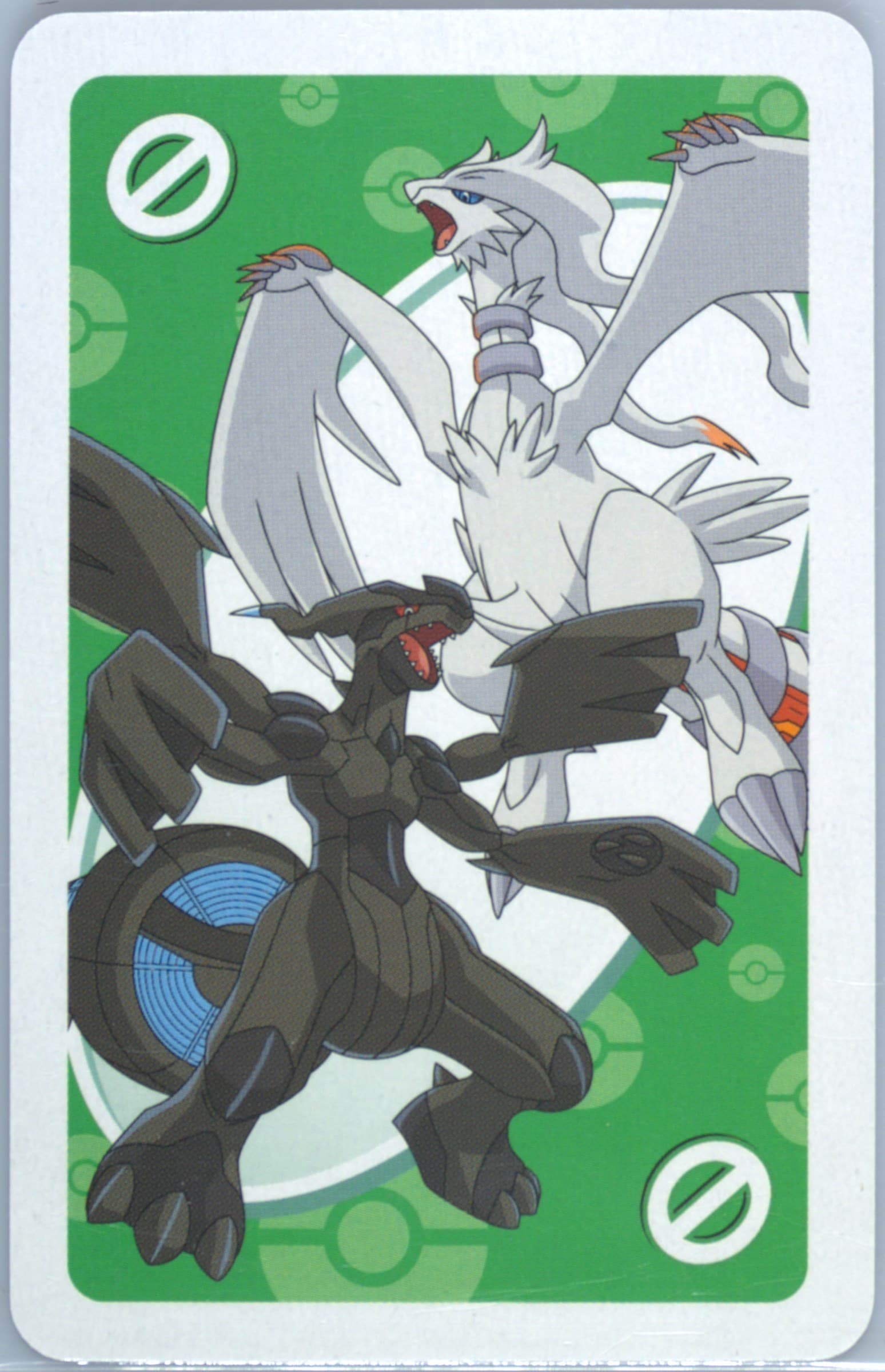 Reshiram/Zekrom Green-Skip 2012 Uno Pokemon Best Wishes