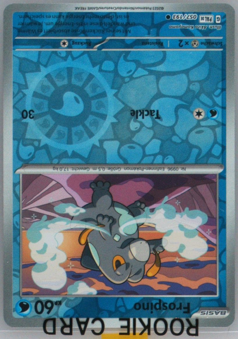 Frigibax Reverse Holo (057) 2023 Pokemon German Pal de-Paldea Evolved