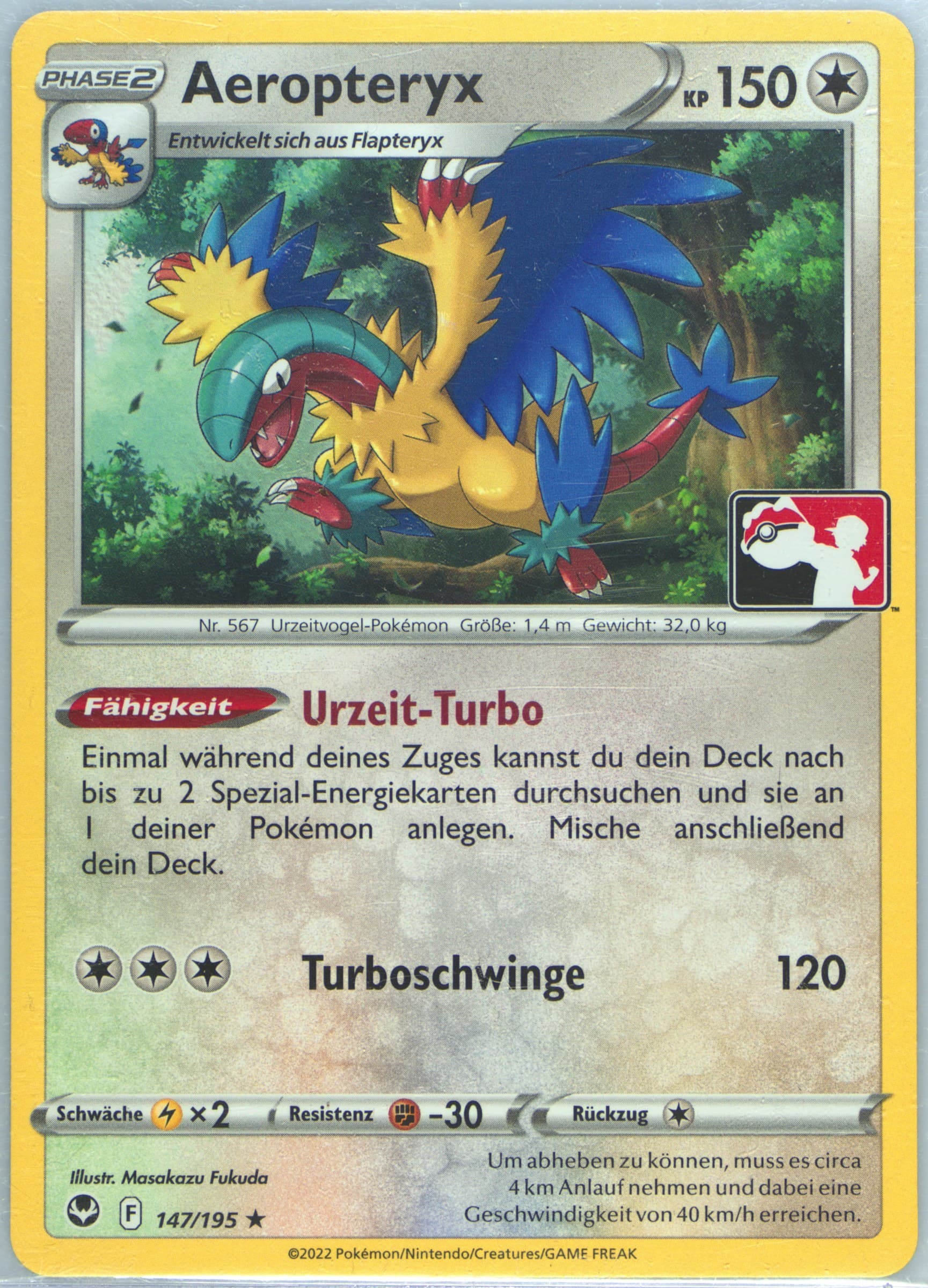 Aeropteryx-Holo German (147) 2022 Pokemon Sword & Shield Silver Tempest
