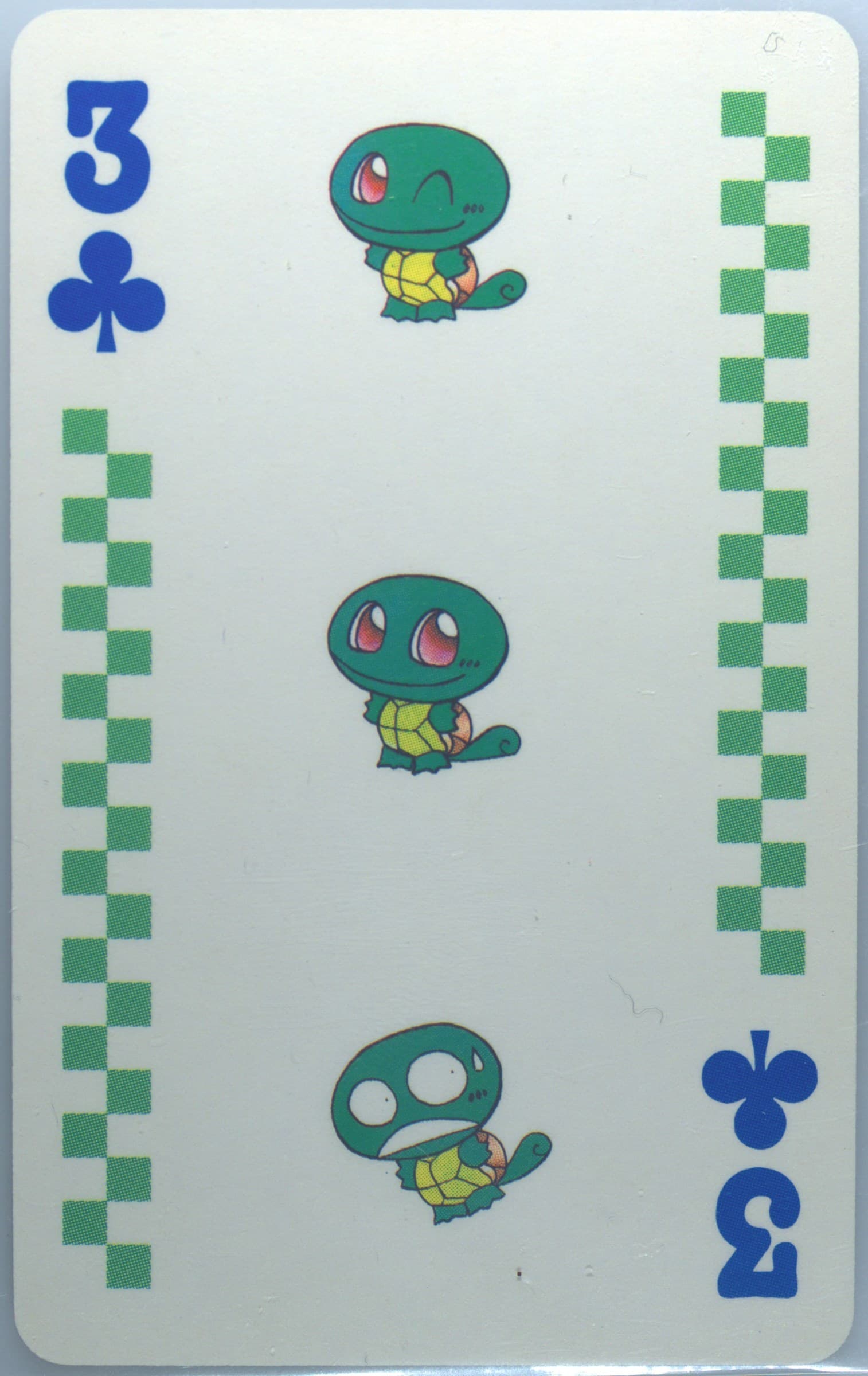 3 of Clubs 1998 Pokemon Pipipi Adventure Playing Cards