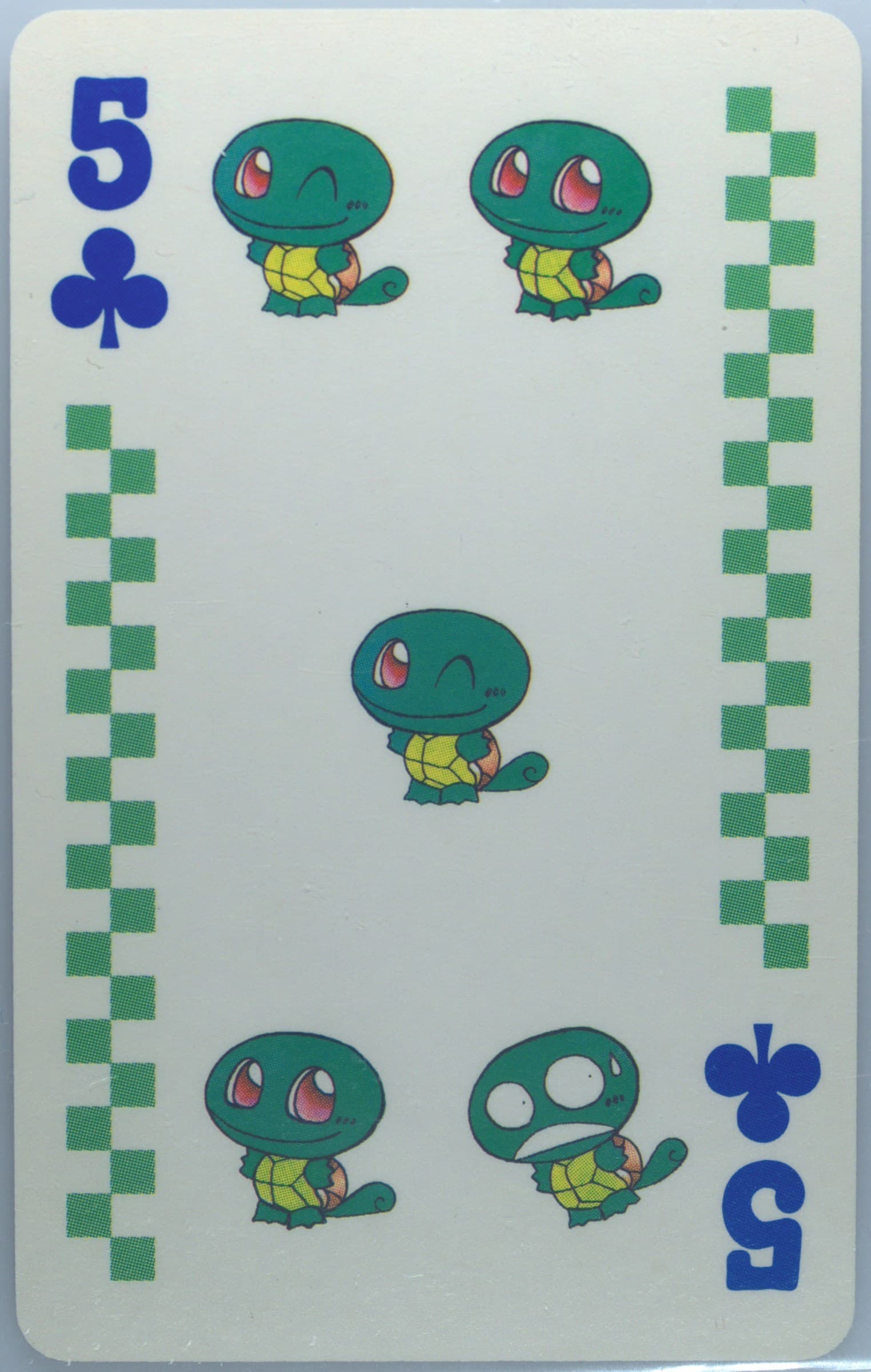 5 of Clubs 1998 Pokemon Pipipi Adventure Playing Cards