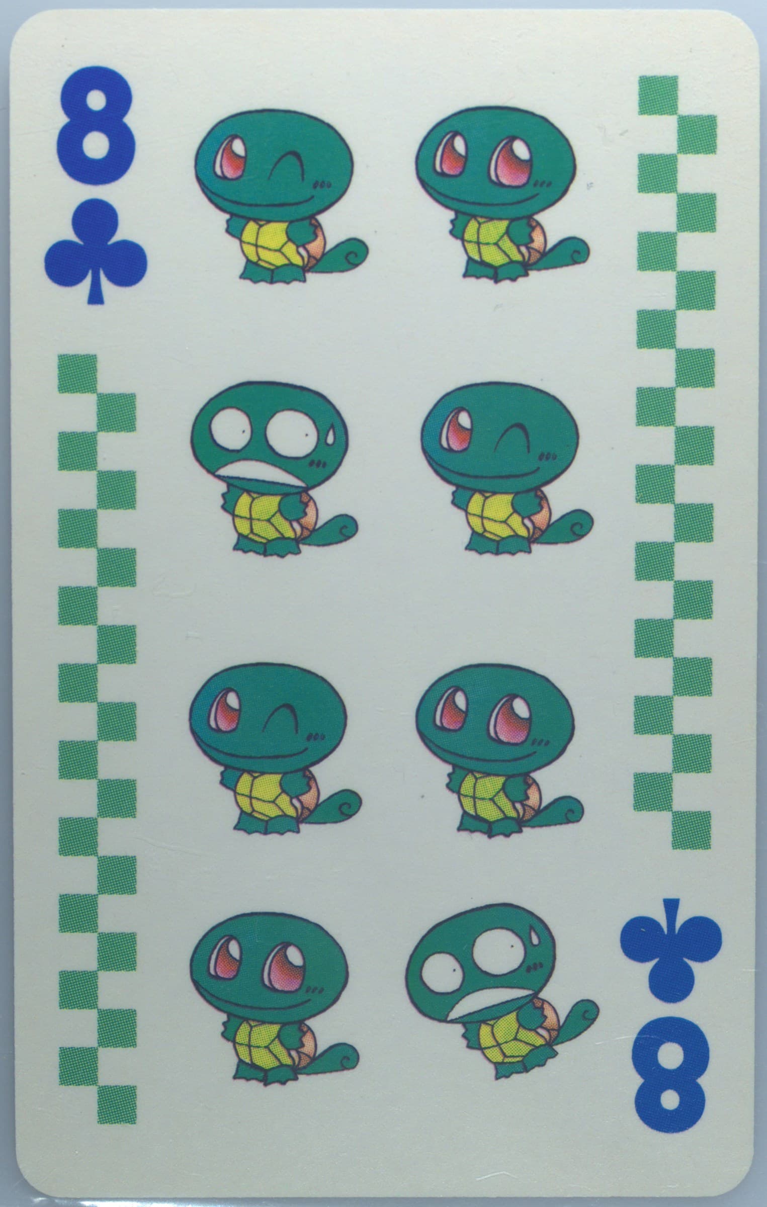 8 of Clubs 1998 Pokemon Pipipi Adventure Playing Cards