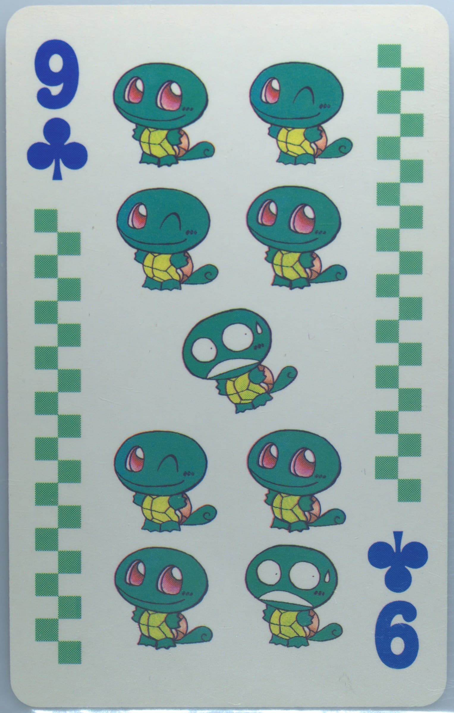 9 of Clubs 1998 Pokemon Pipipi Adventure Playing Cards
