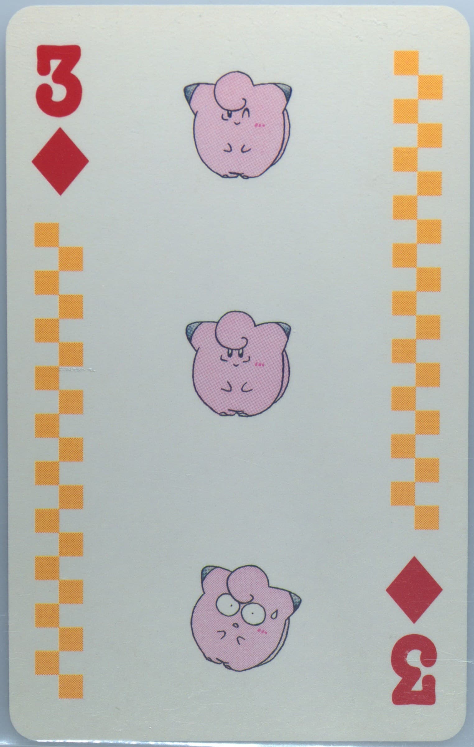 3 of Diamonds 1998 Pokemon Pipipi Adventure Playing Cards