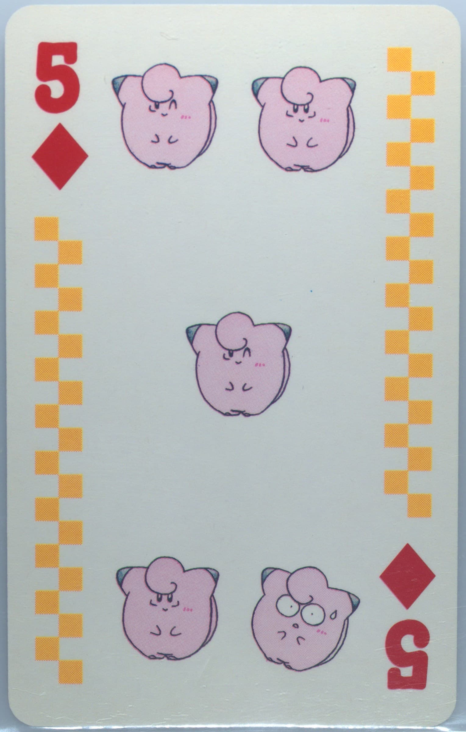 5 of Diamonds 1998 Pokemon Pipipi Adventure Playing Cards