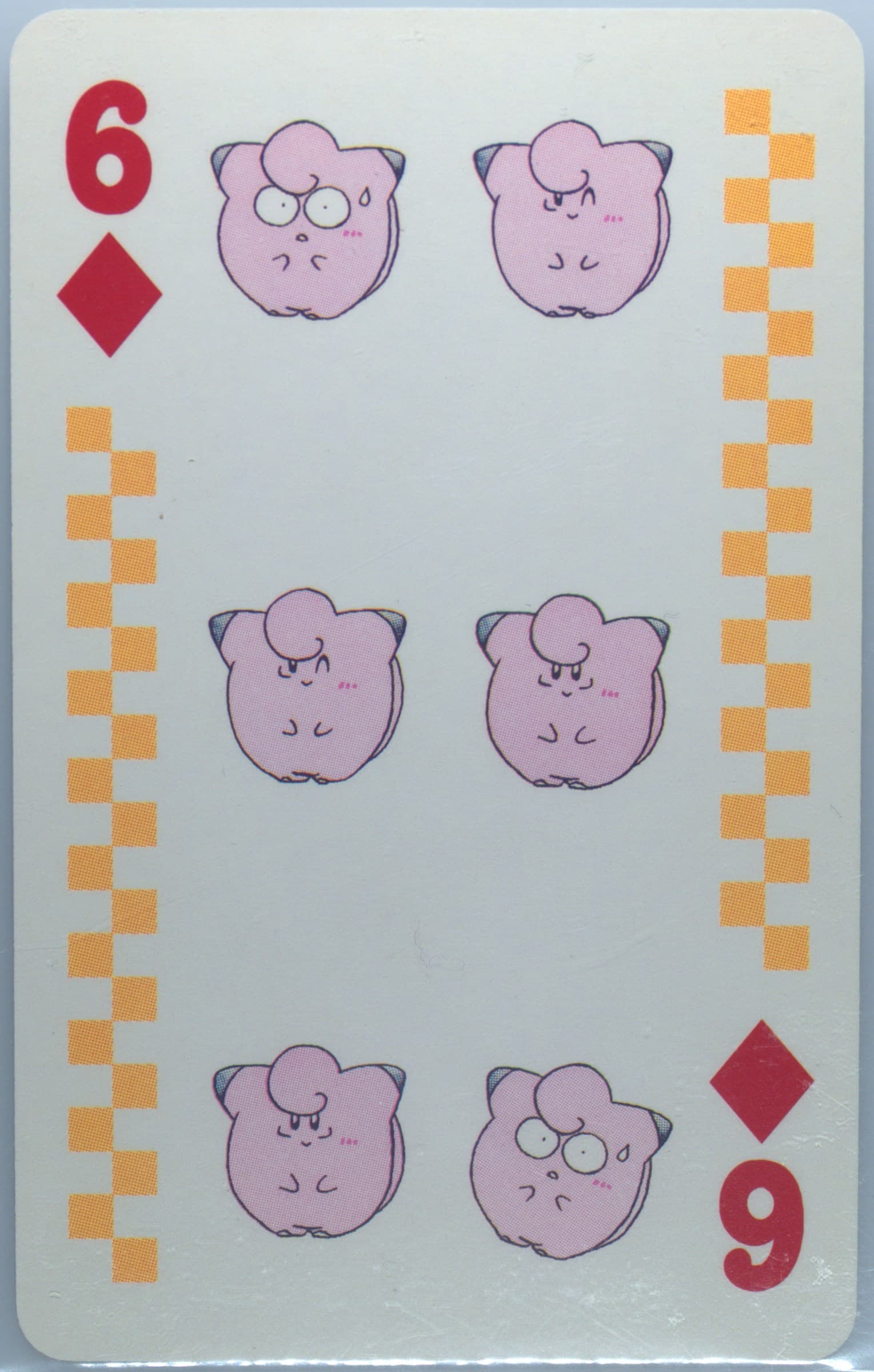6 of Diamonds 1998 Pokemon Pipipi Adventure Playing Cards