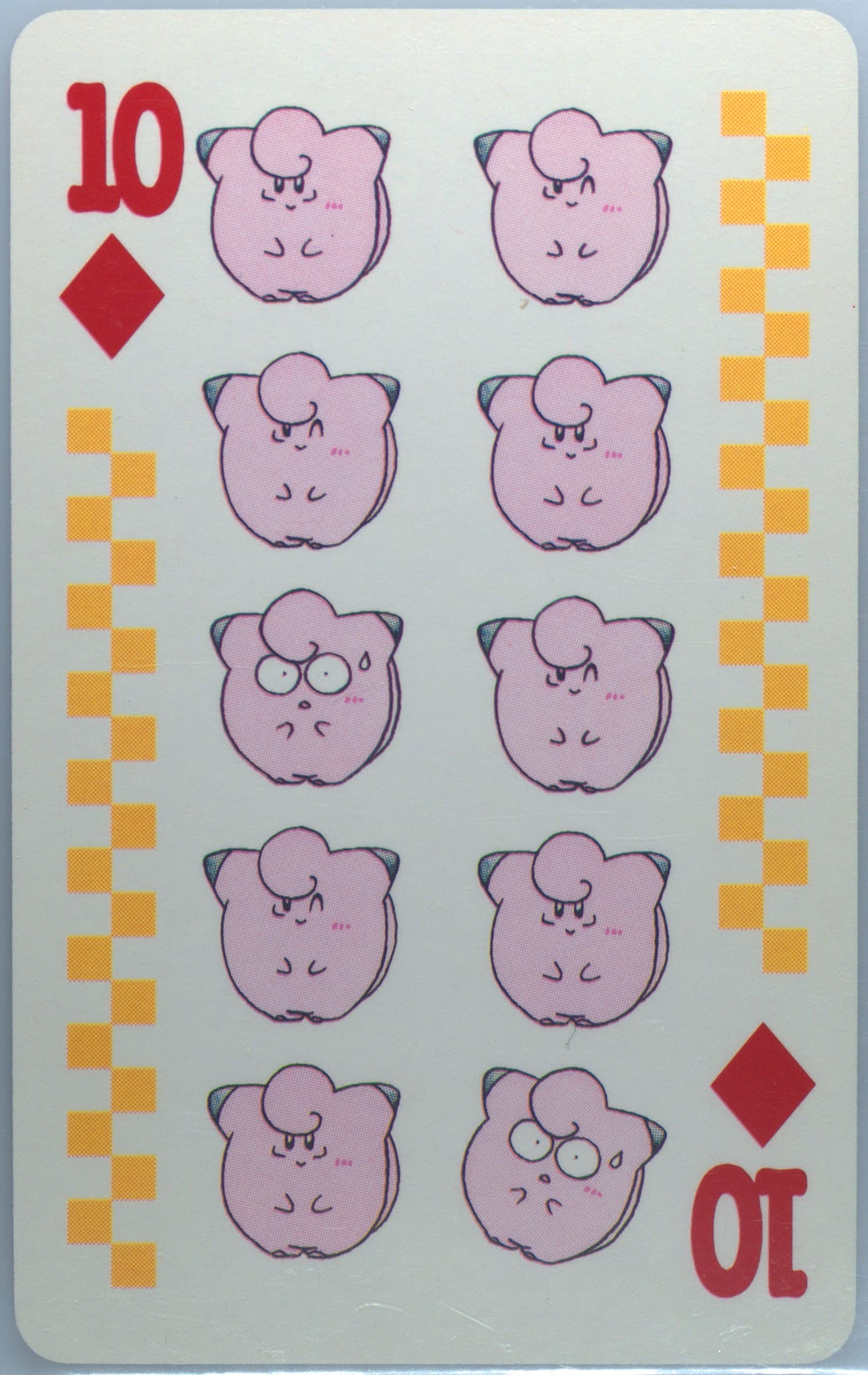 10 of Diamonds 1998 Pokemon Pipipi Adventure Playing Cards