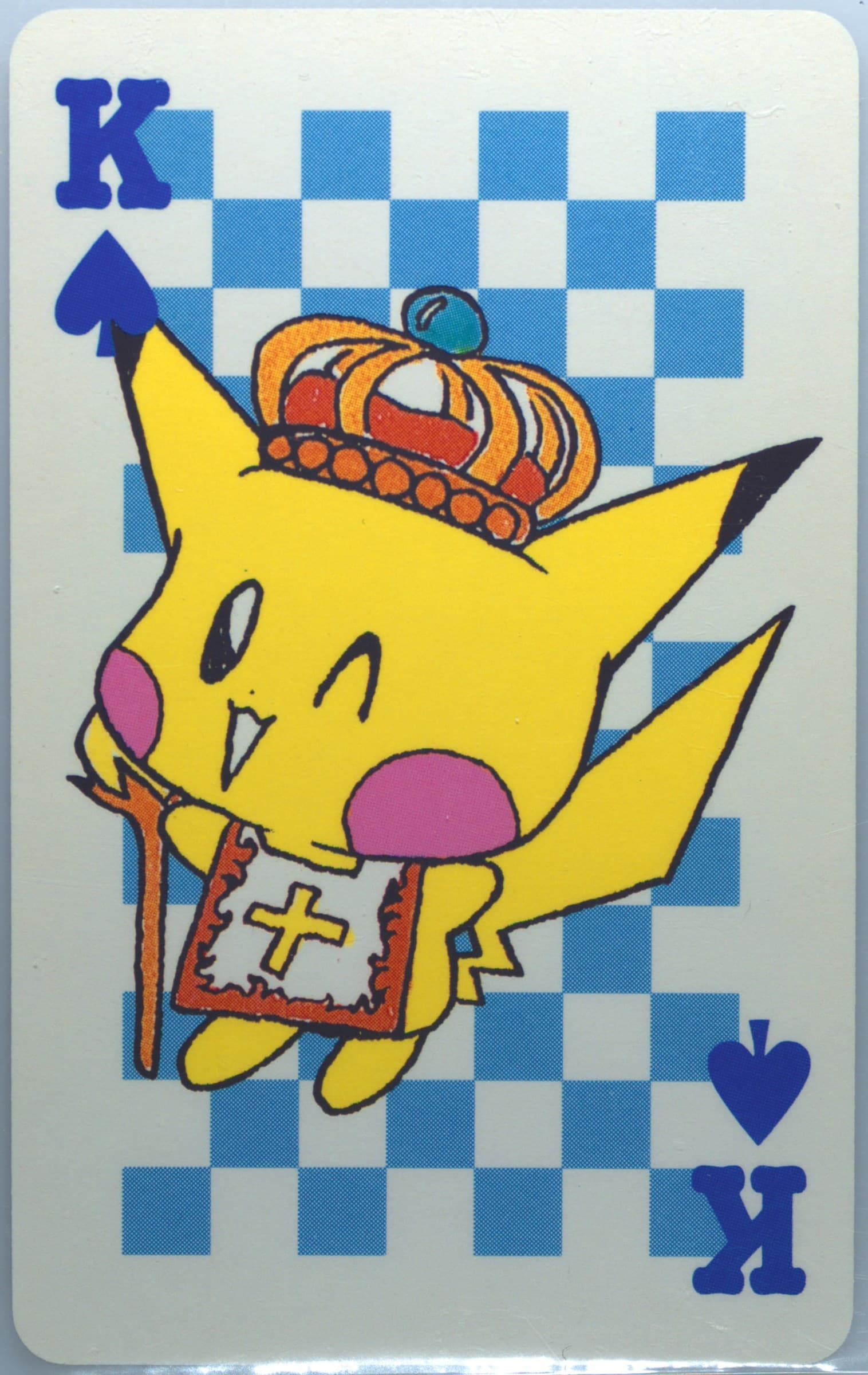 King of Spades Pikachu 1998 Pokemon Pipipi Adventure Playing Cards