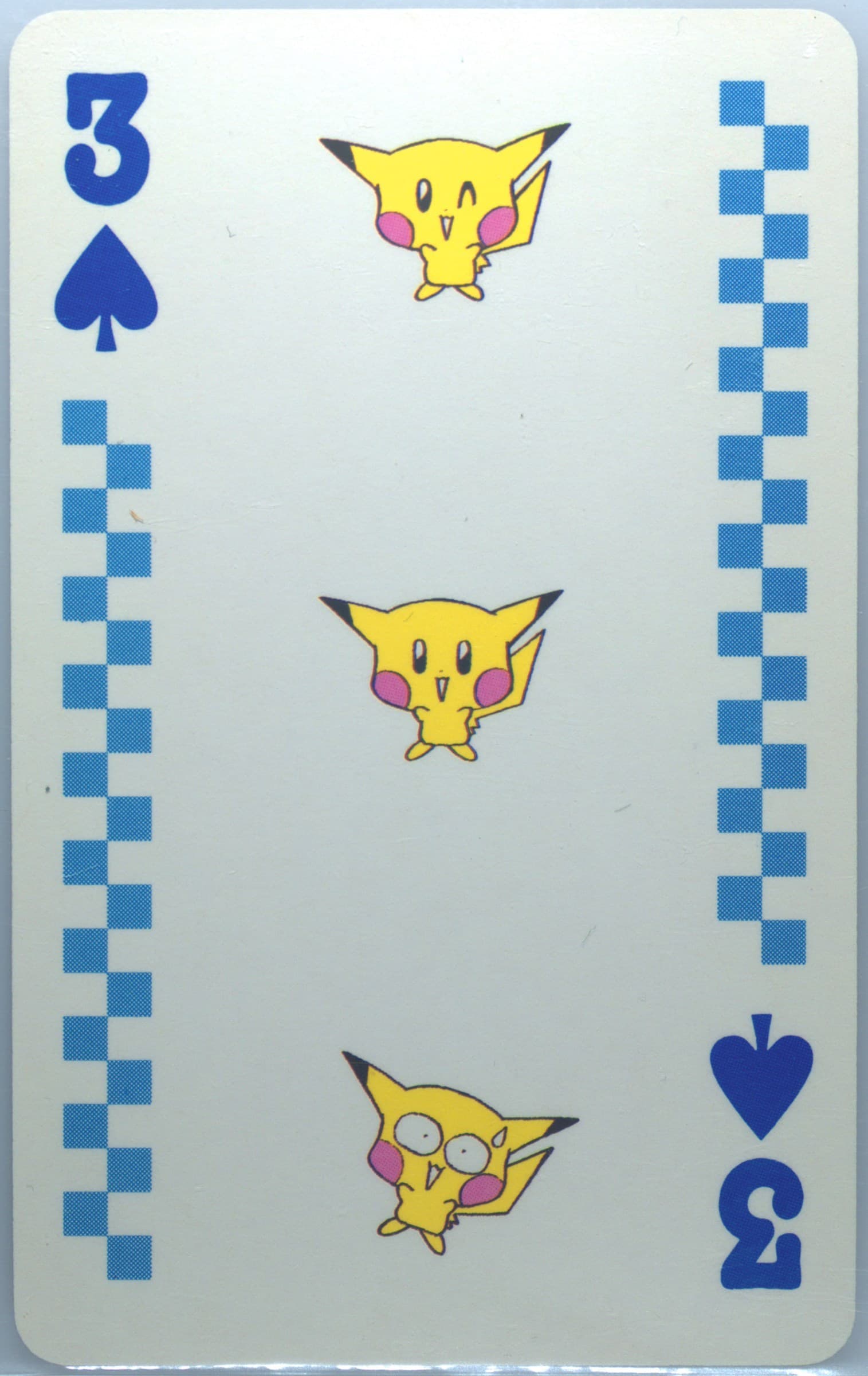 3 of Spades 1998 Pokemon Pipipi Adventure Playing Cards