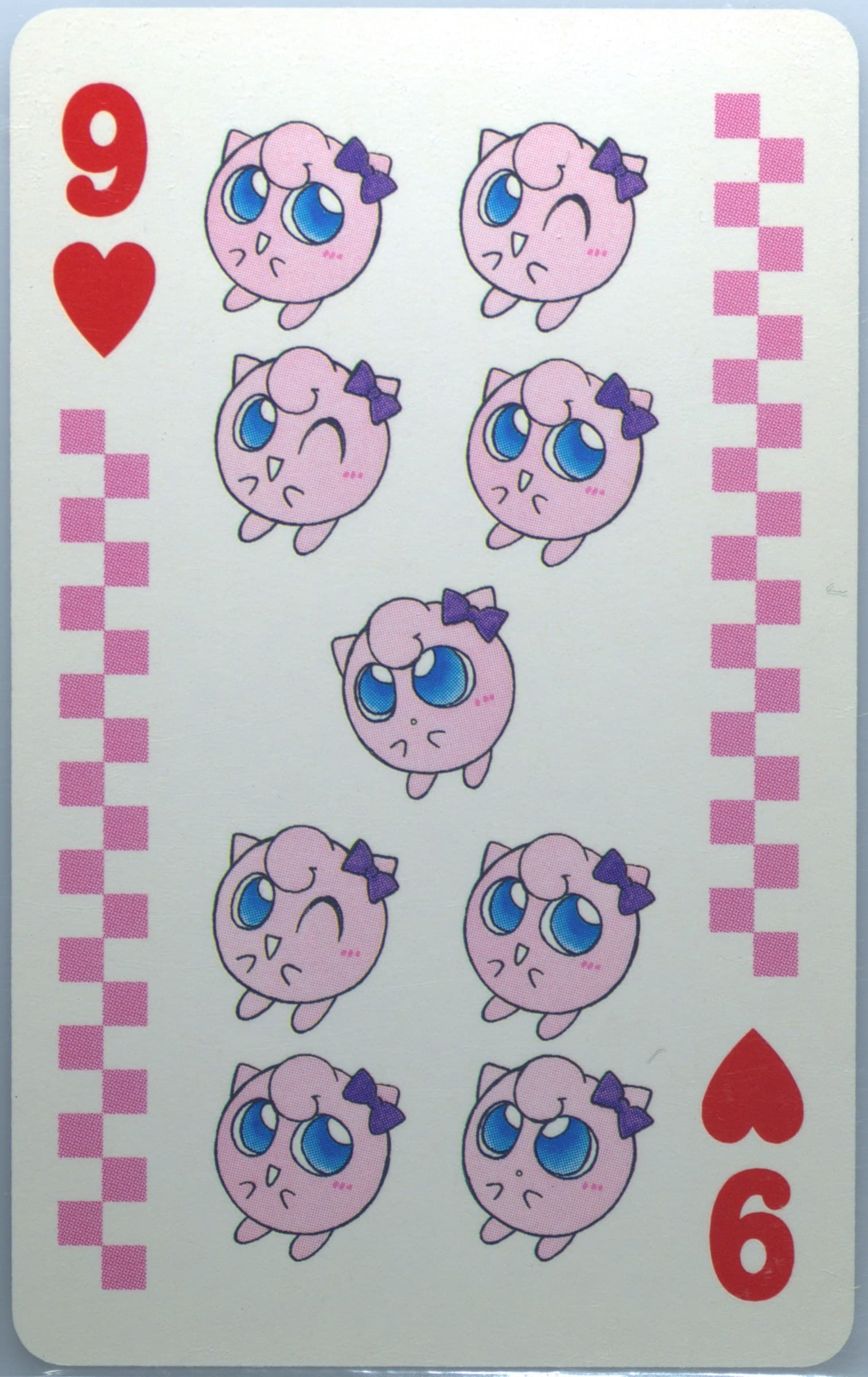 9 of Hearts 1998 Pokemon Pipipi Adventure Playing Cards