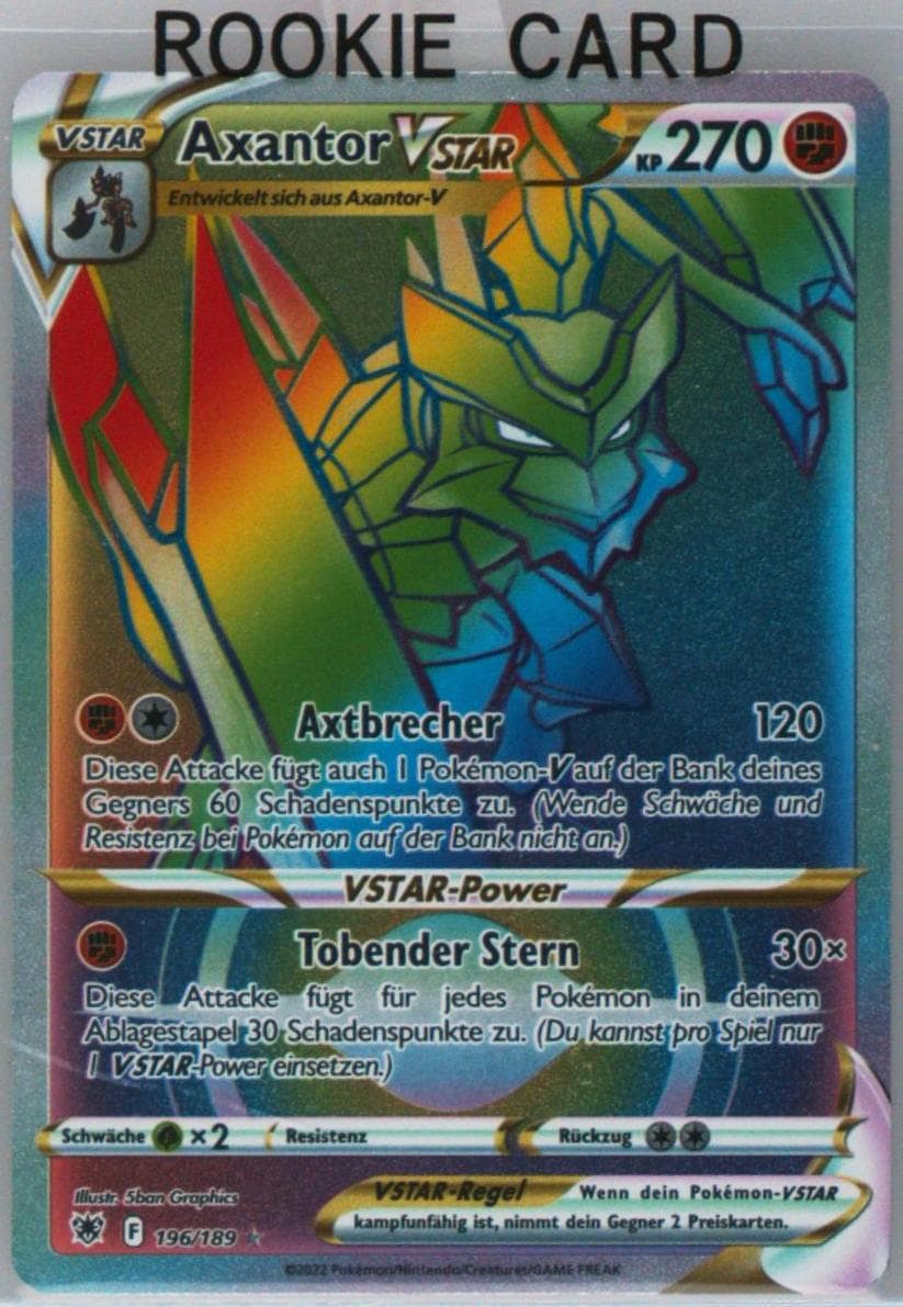 Axantor Vstar German-Secret (196) 2022 Pokemon Sword & Shield Astral Radiance