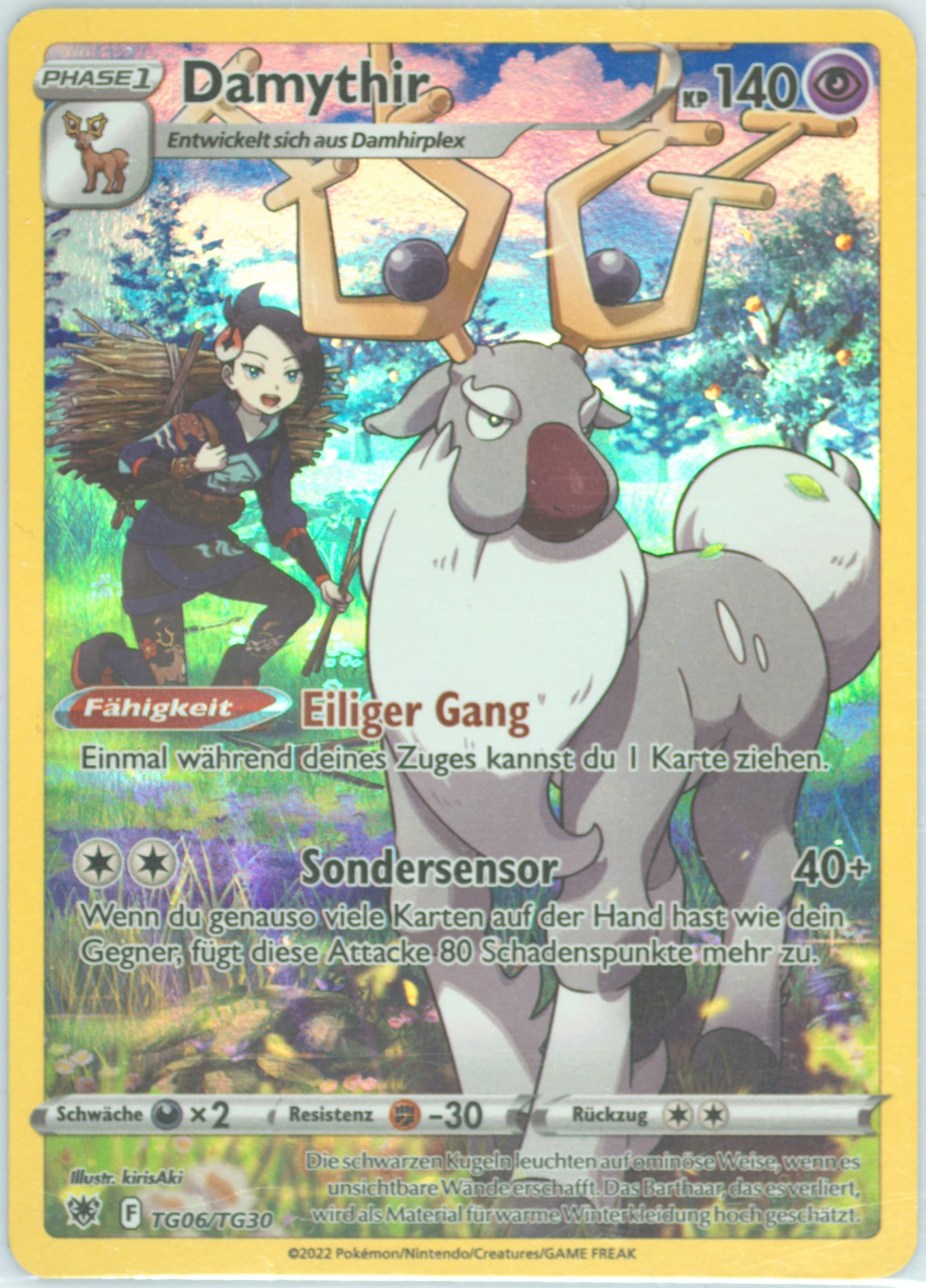 Full Art/Damythir German (TG06) 2022 Pokemon Sword & Shield Astral Radiance