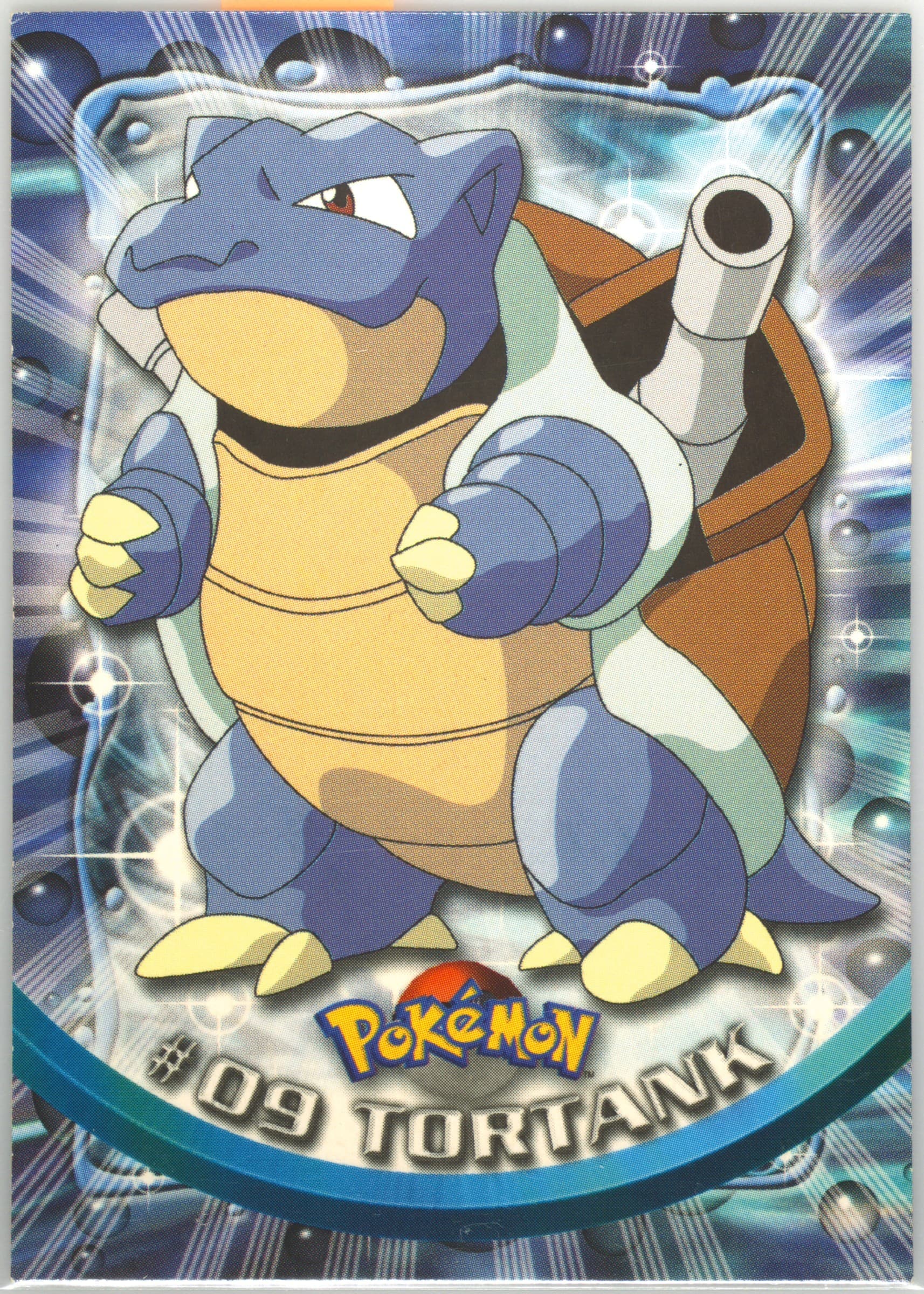 Tortank French (9) 1999 Topps Pokemon TV