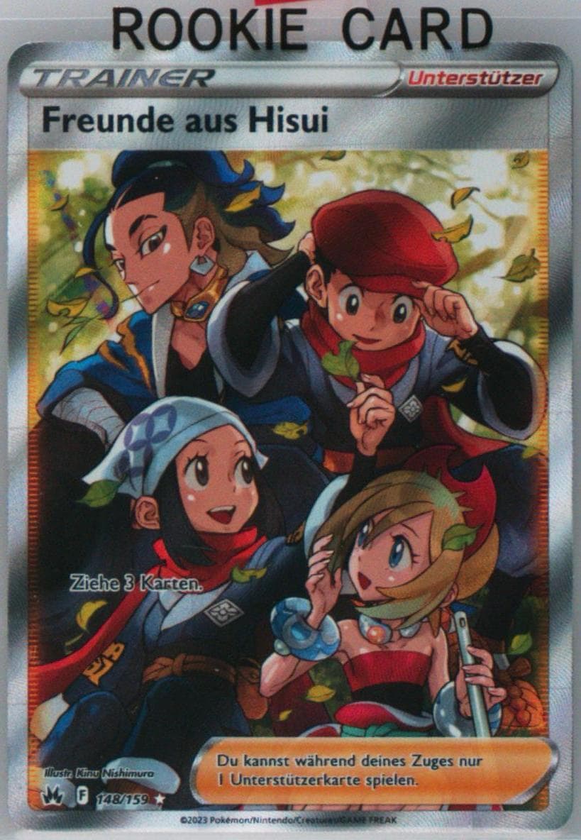 Full Art/Freunde Aus Hisui German (148) 2023 Pokemon Sword and Shield Crown Zenith