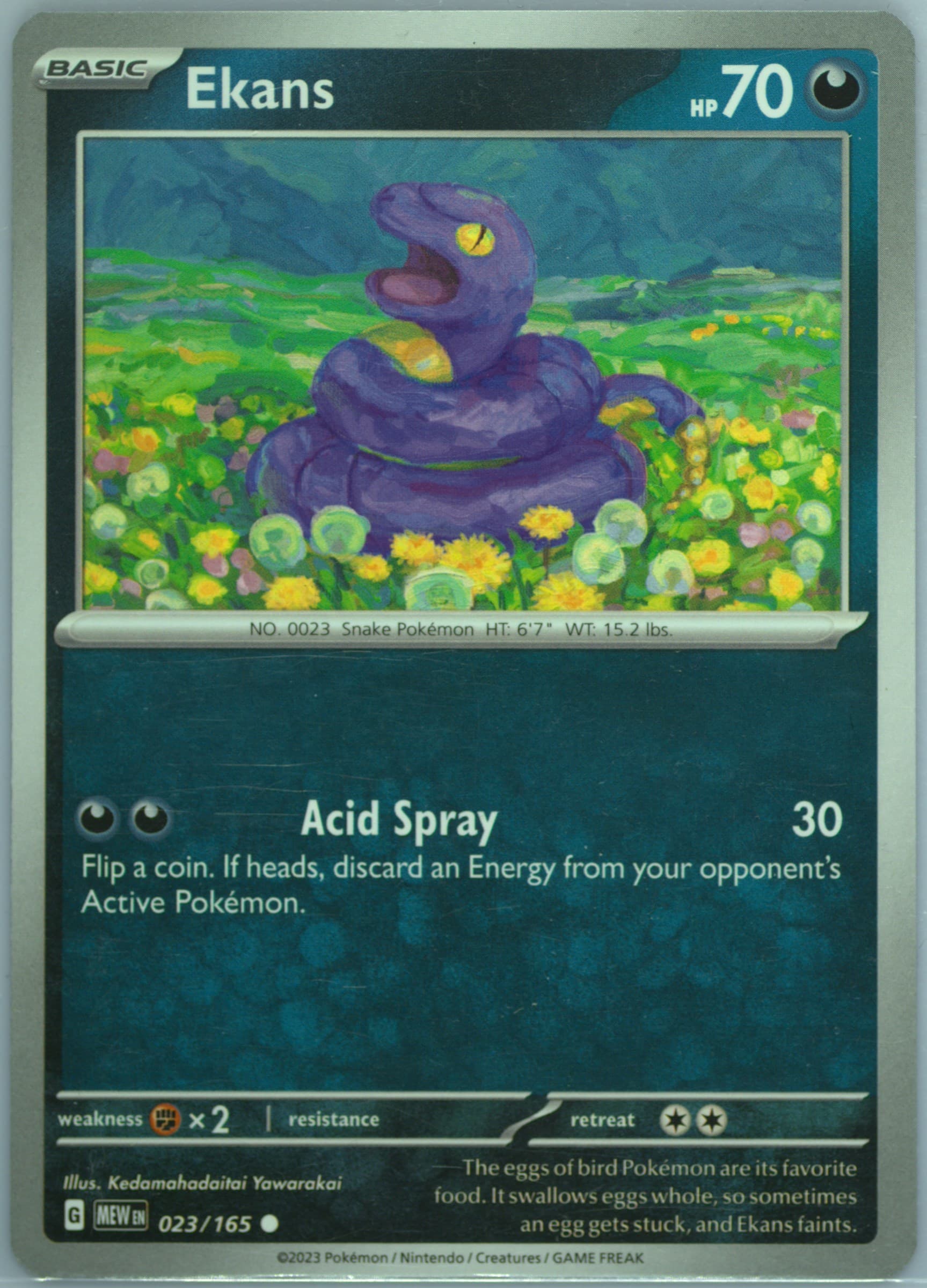 Ekans (023) 2023 Pokemon Mew EN-151