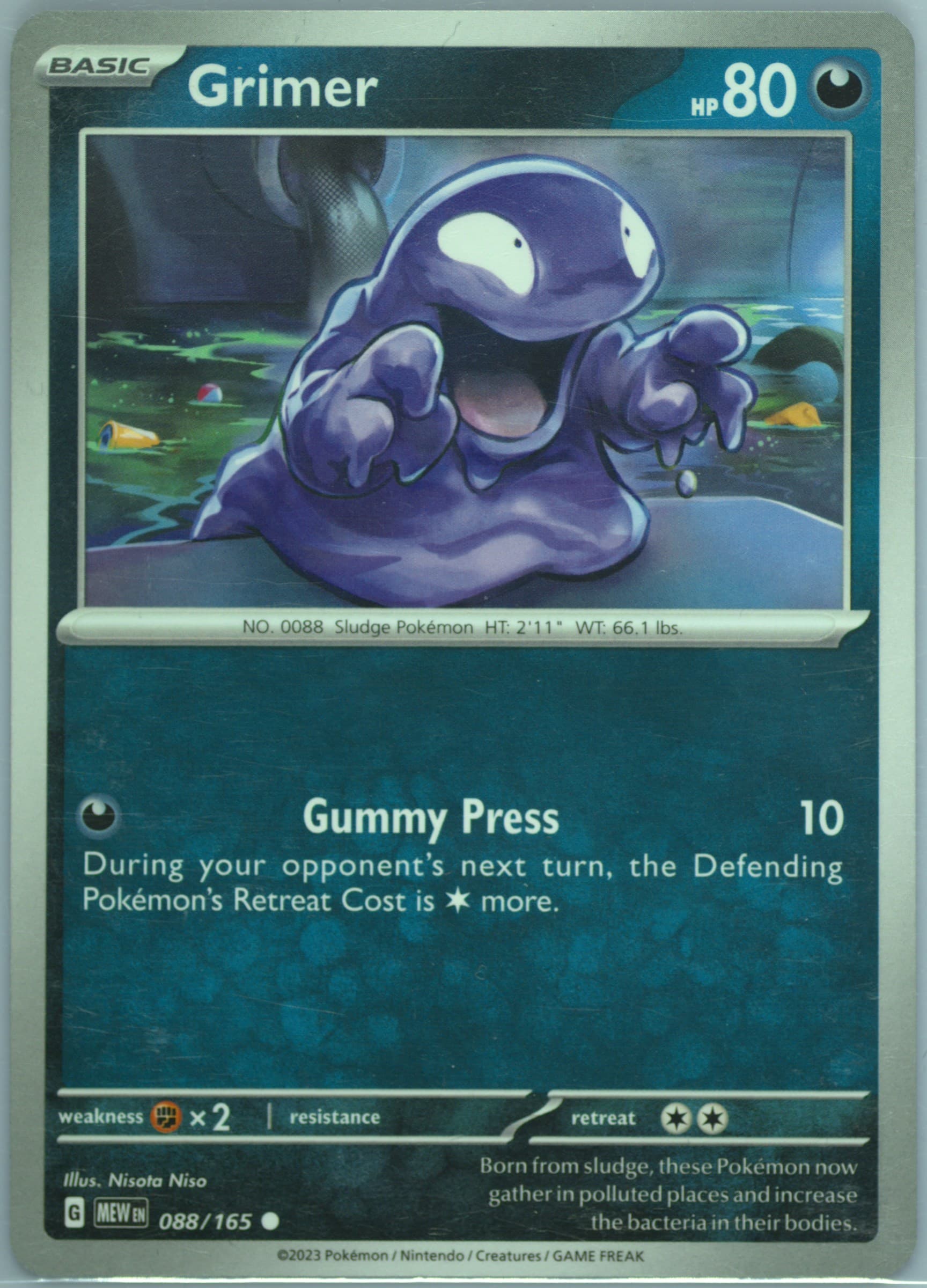 Grimer (088) 2023 Pokemon Mew EN-151