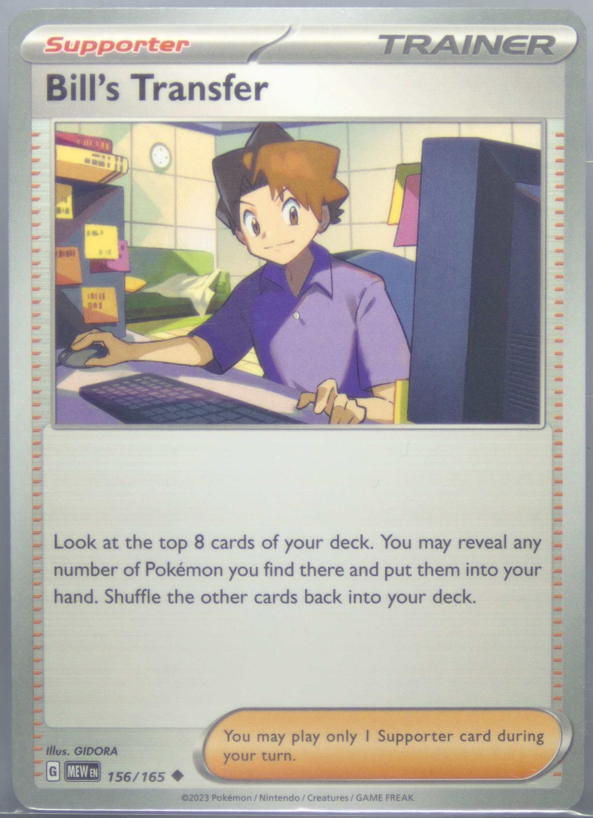 Bill's Transfer (156) 2023 Pokemon Mew EN-151
