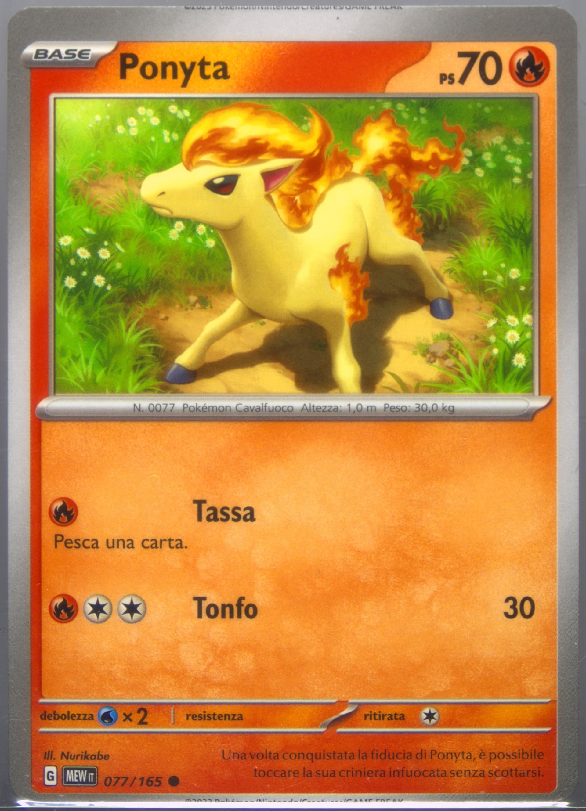 Ponyta (077) 2023 Pokemon Italian Mew It-151