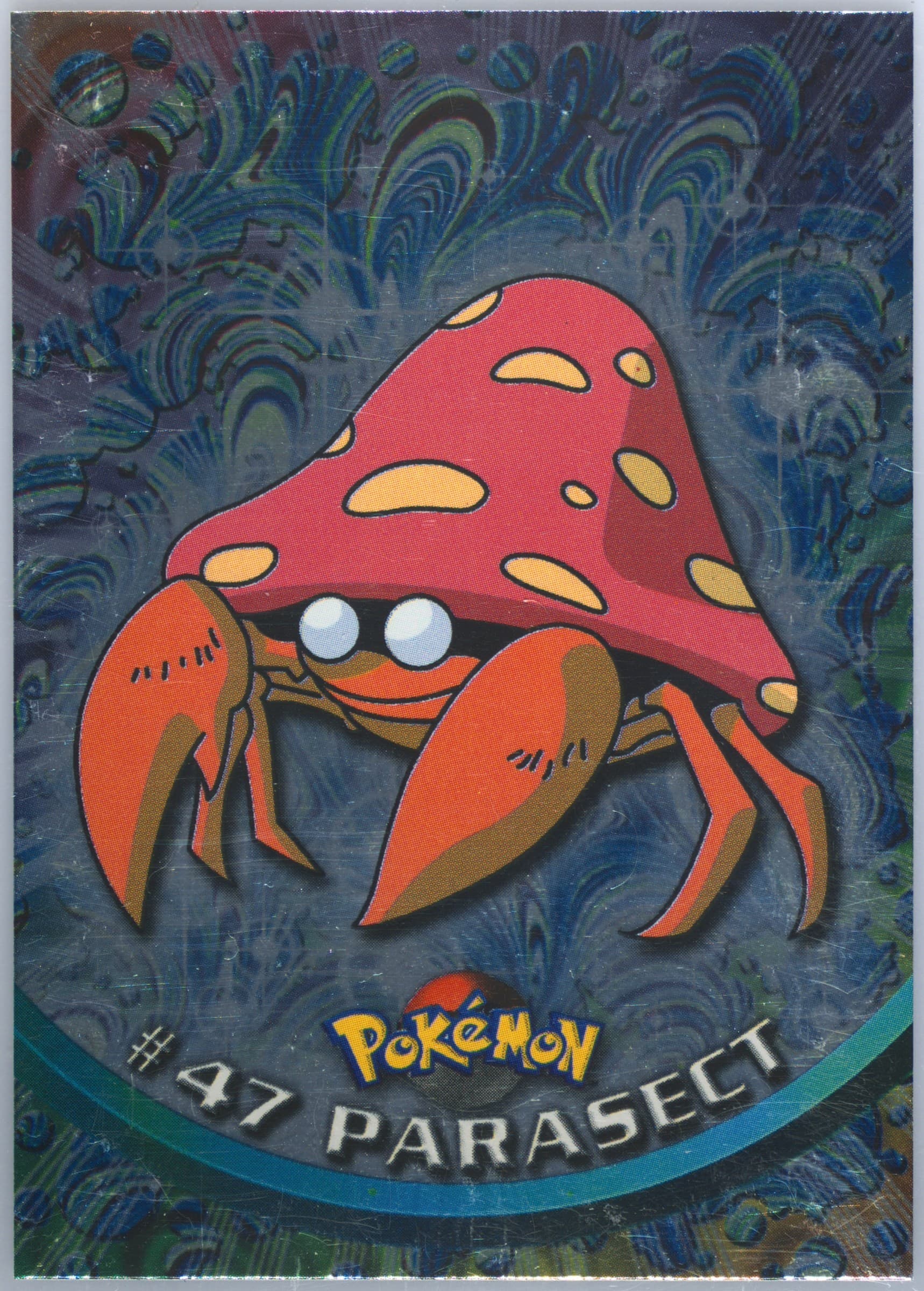 Parasect Foil-Italian (47) 1999 Topps Pokemon TV